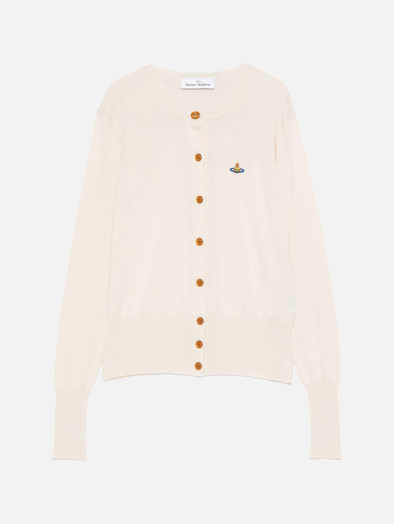 Bea Cotton Cardigan in Cream