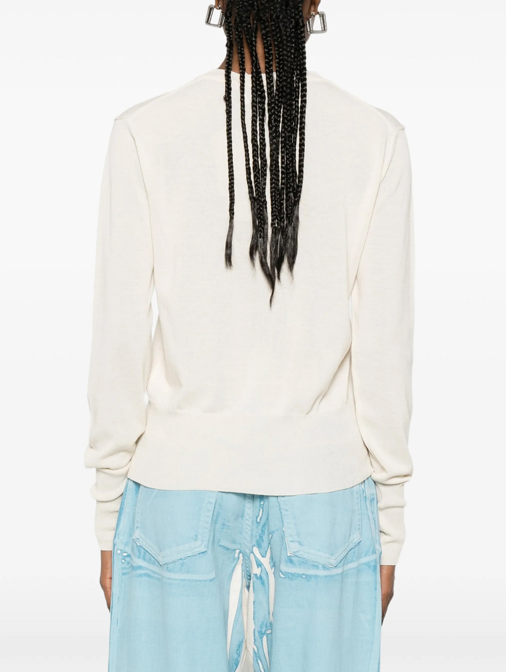 Bea Cotton Cardigan in Cream