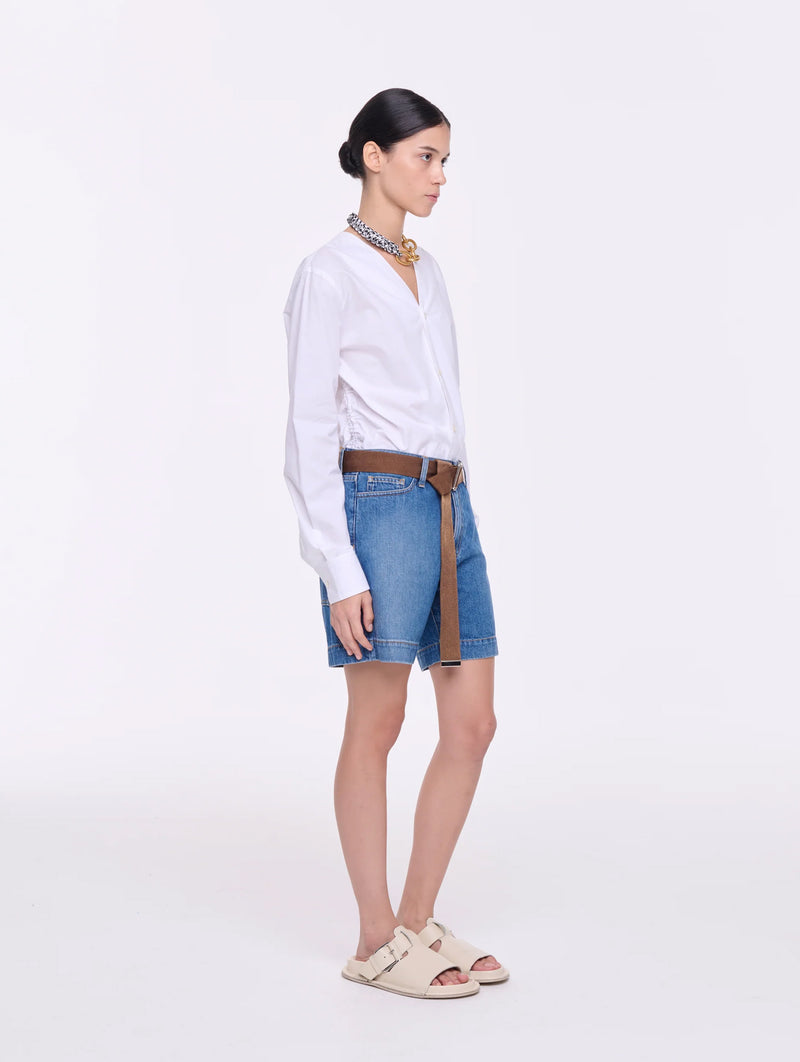 Bermuda Jean Shorts in Indigo