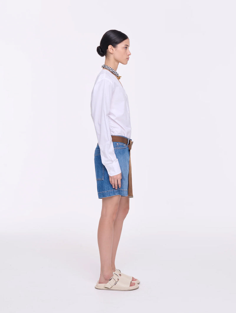 Bermuda Jean Shorts in Indigo