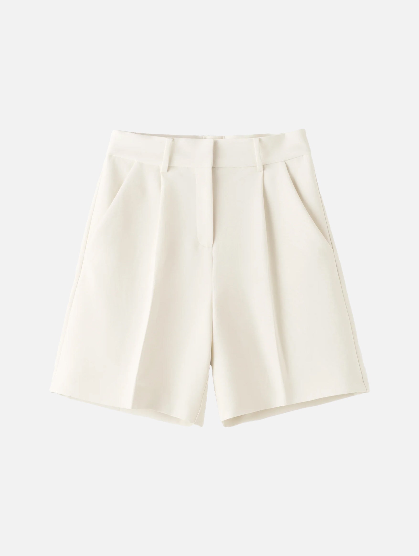 Blair Crepe Shorts in Cream