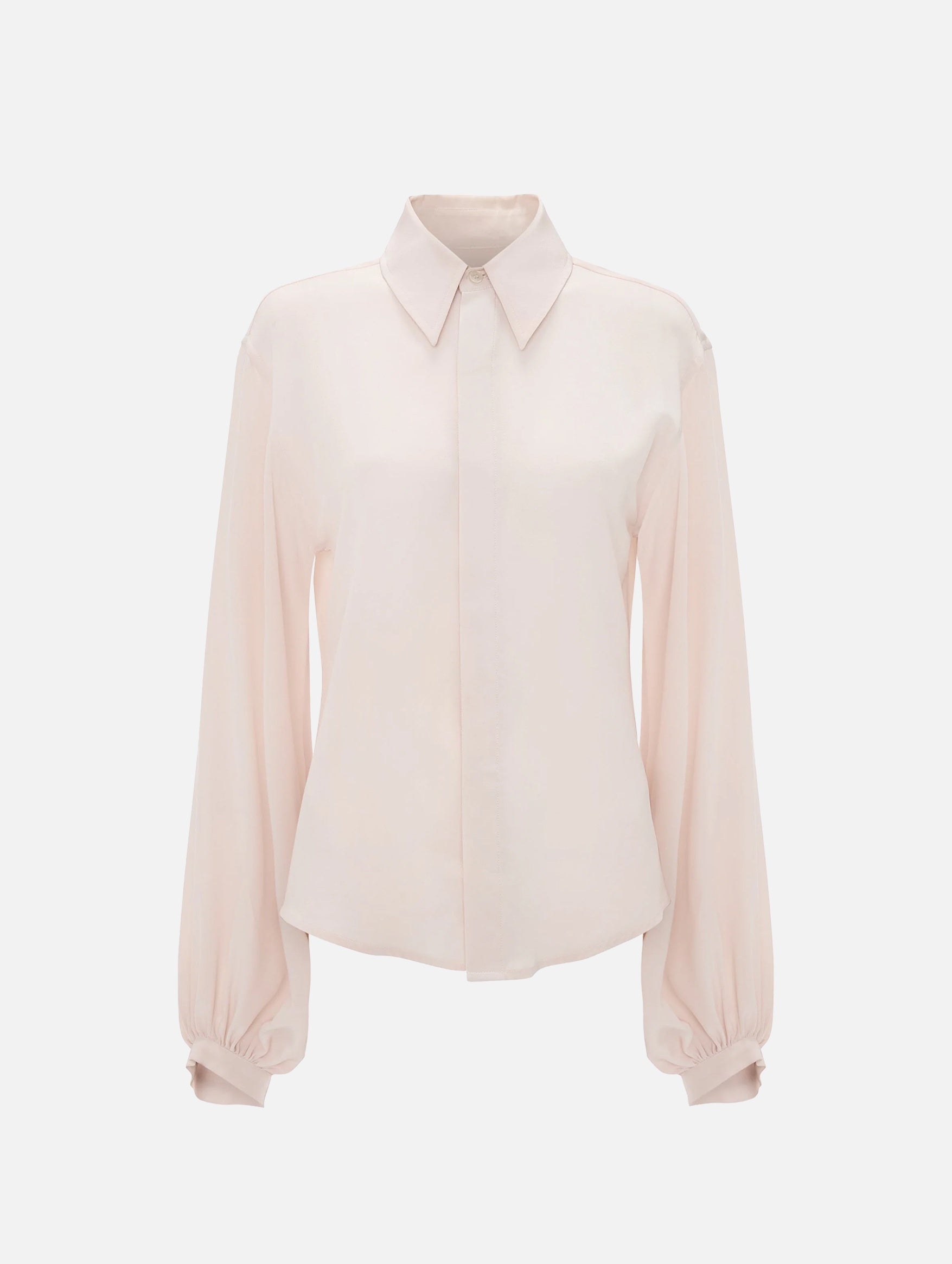 Blouson Sleeve Blouse in Blush