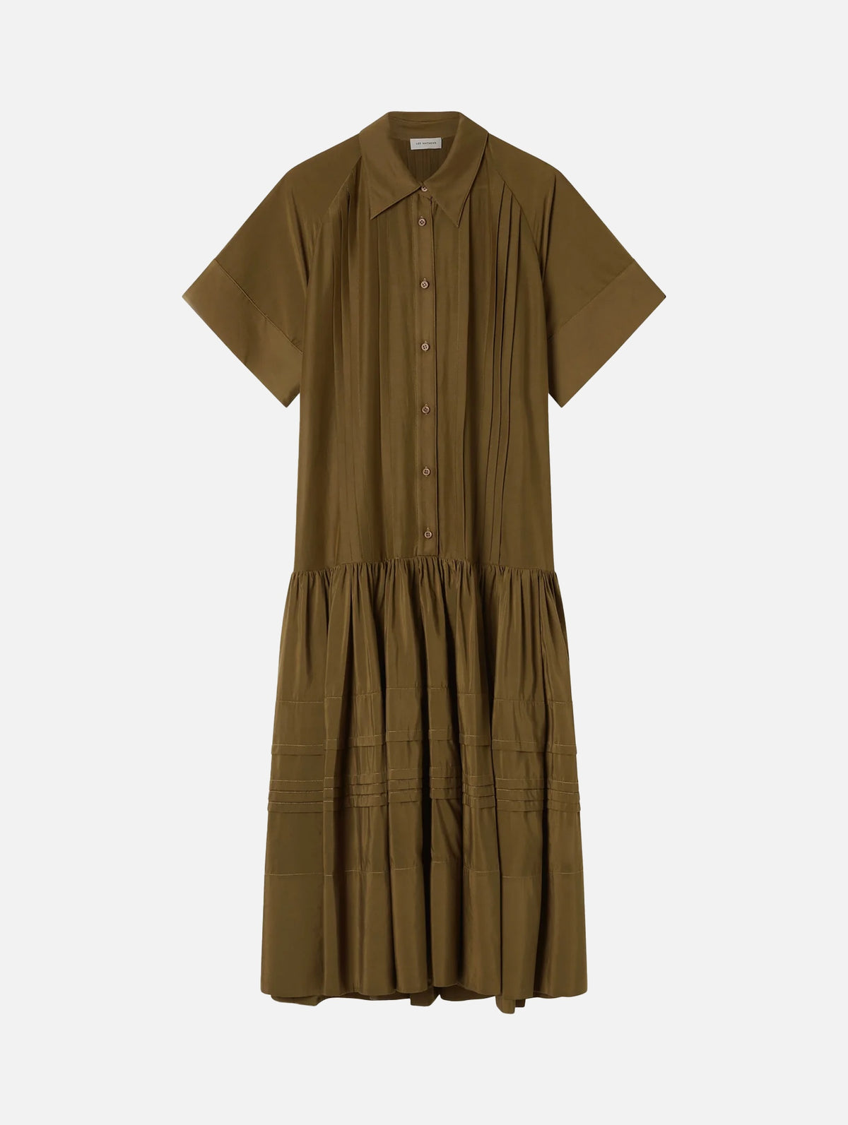 Bonnie Shirt Dress in Khaki