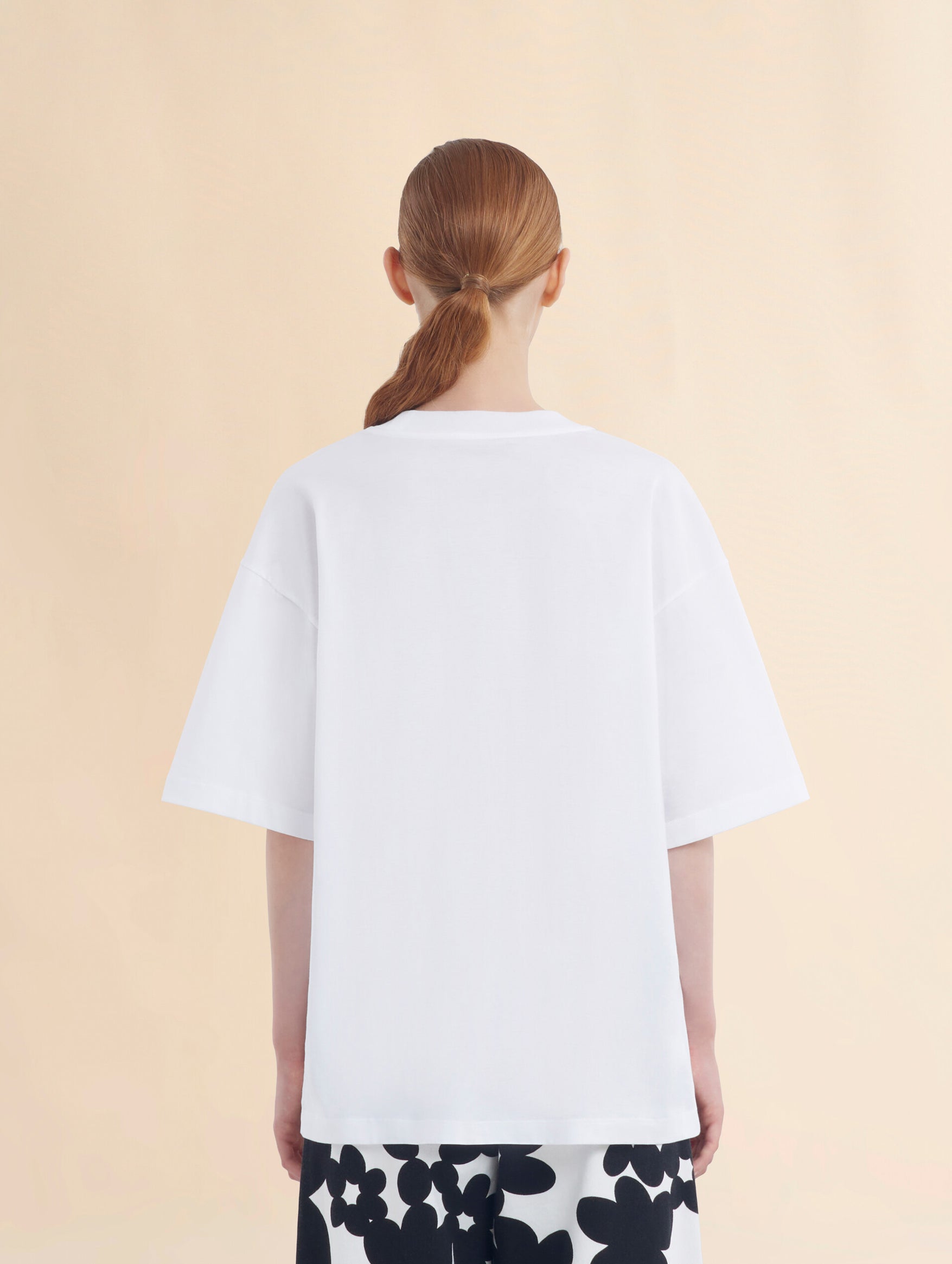 Boxy Daisy Garden T-shirt in White