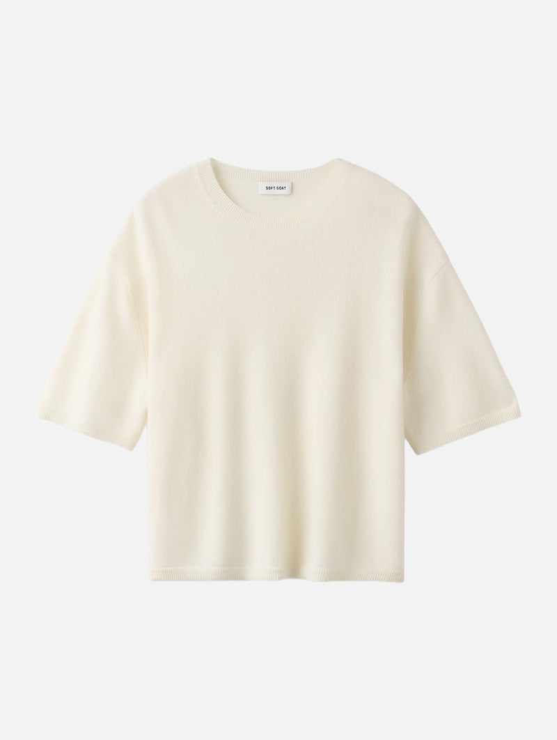 Boyfriend Tee in Feather White
