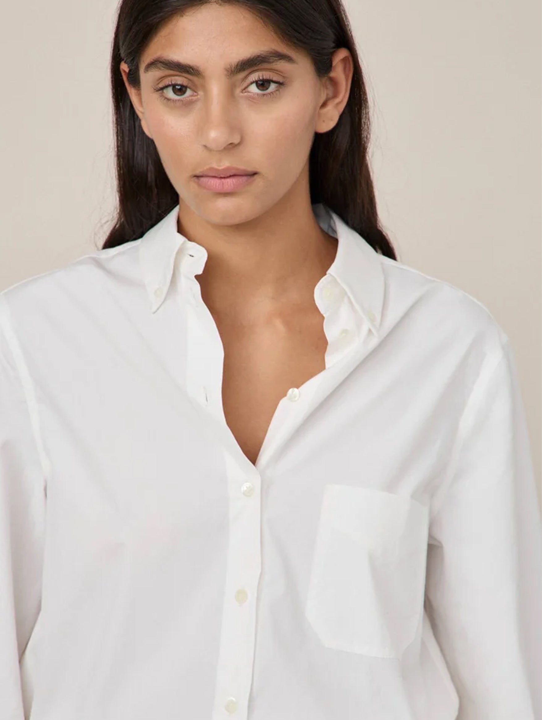 Boyfriend Organic Cotton Shirt in White