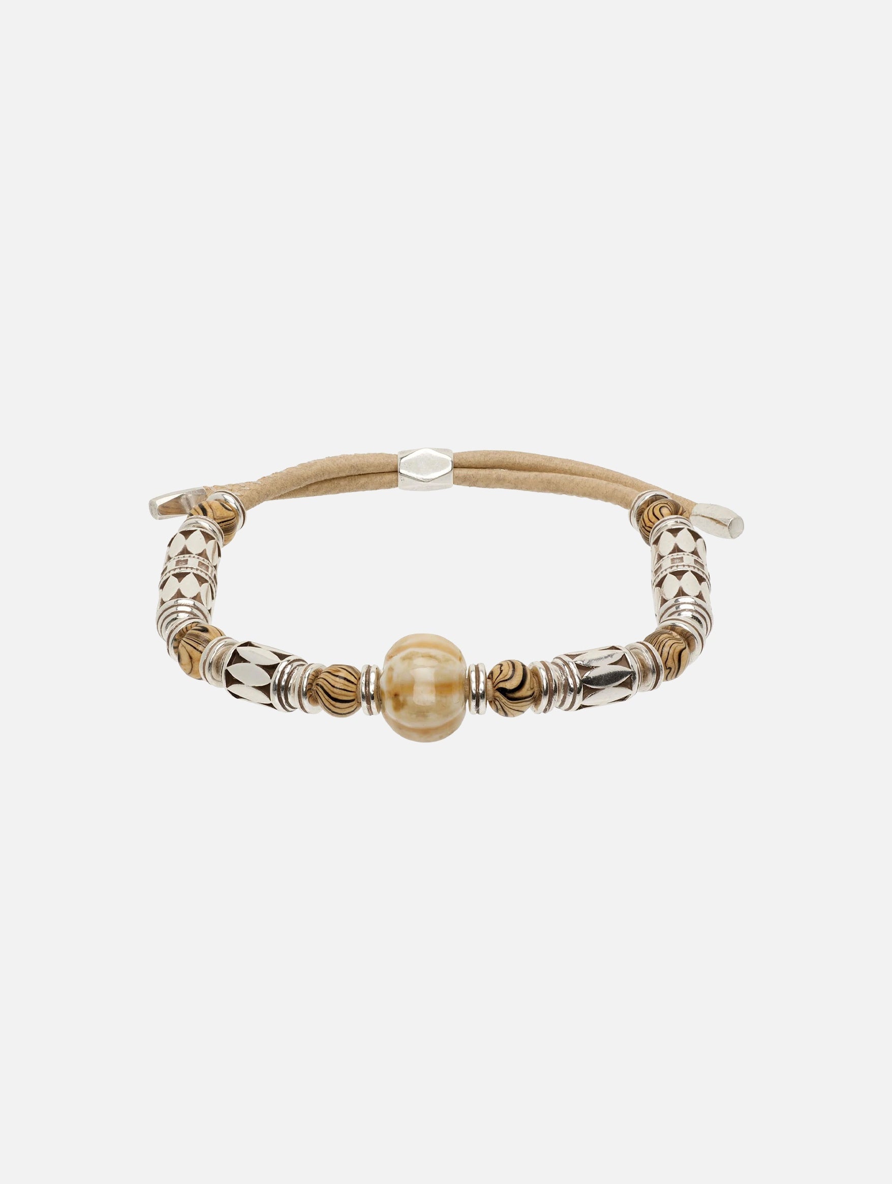 Bracelet in Beige/Silver