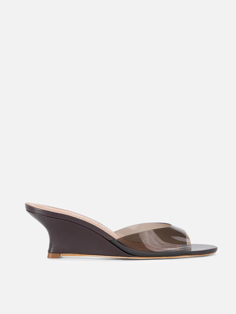 Brigitte Wedge in Espresso
