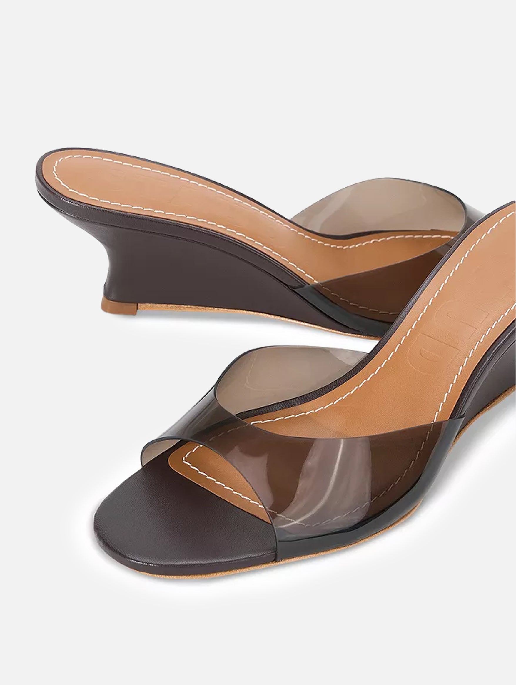 Brigitte Wedge in Espresso