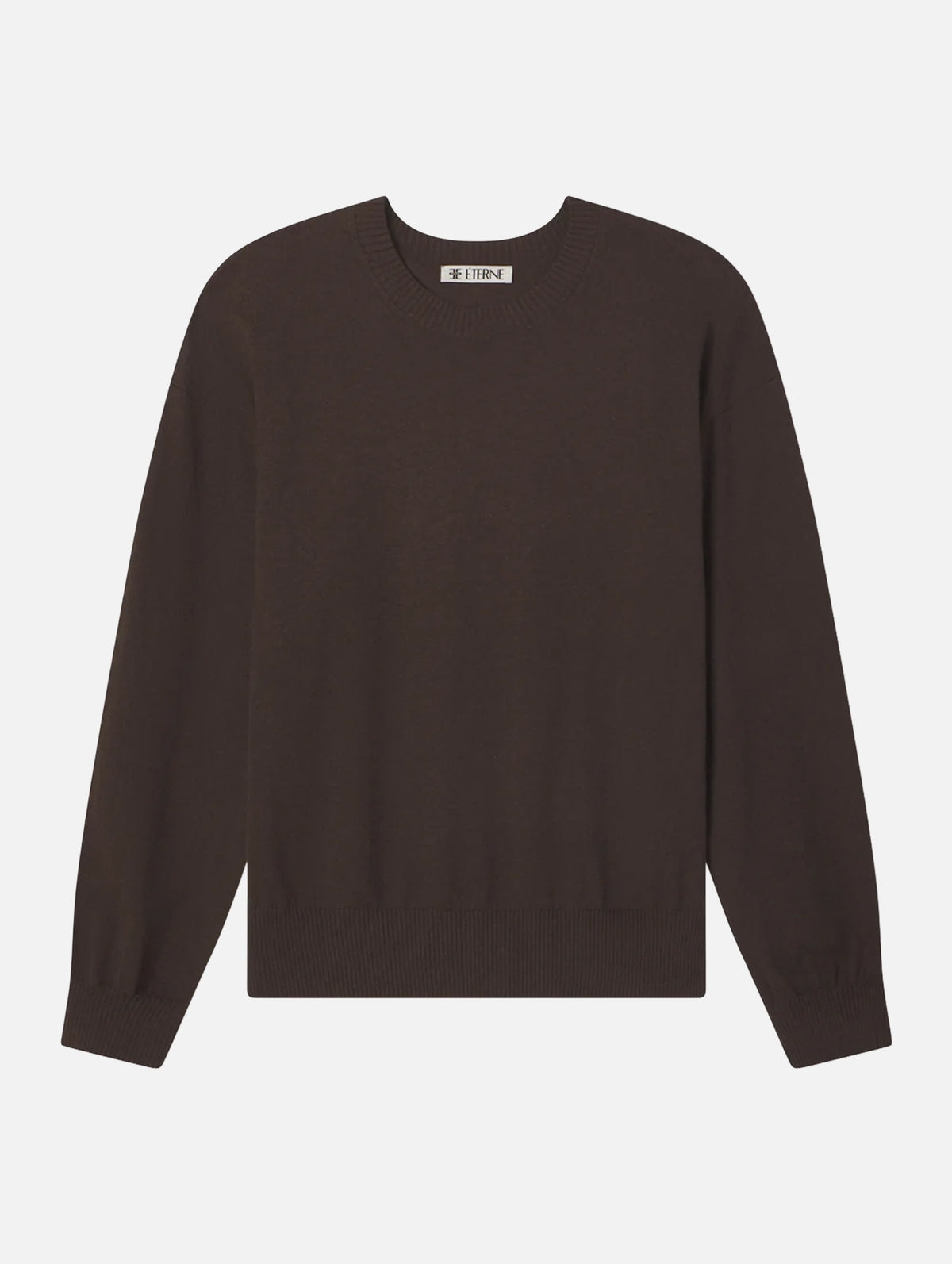 Brock Cotton Cashmere Sweater in Mushroom