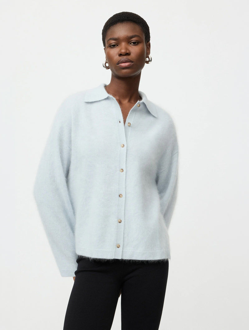 Brushed Shirt in Ice Blue