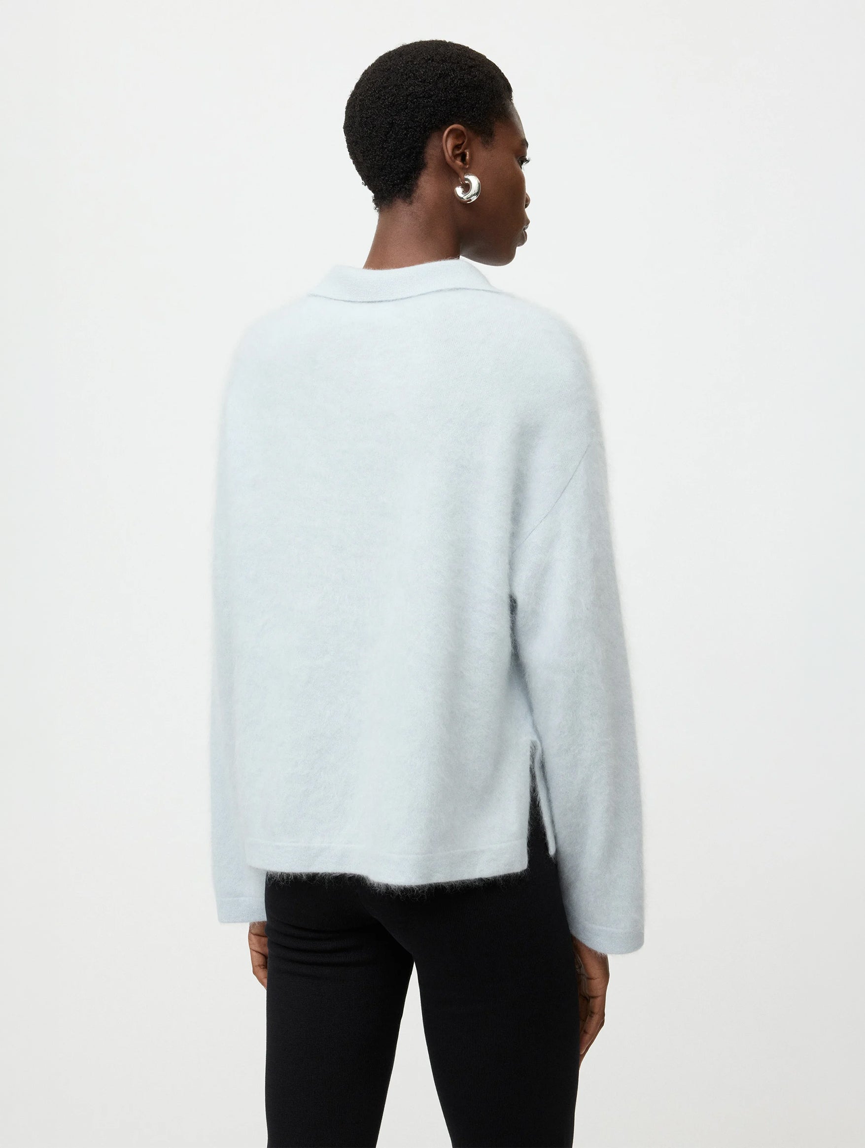 Brushed Shirt in Ice Blue