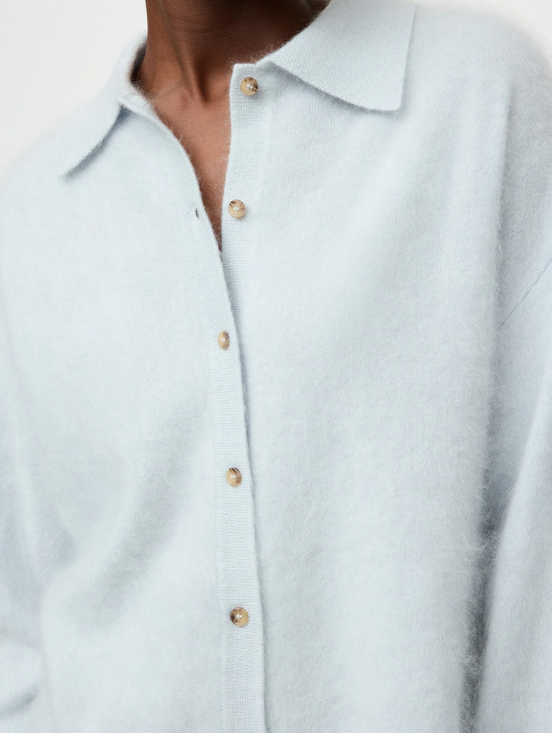 Brushed Shirt in Ice Blue