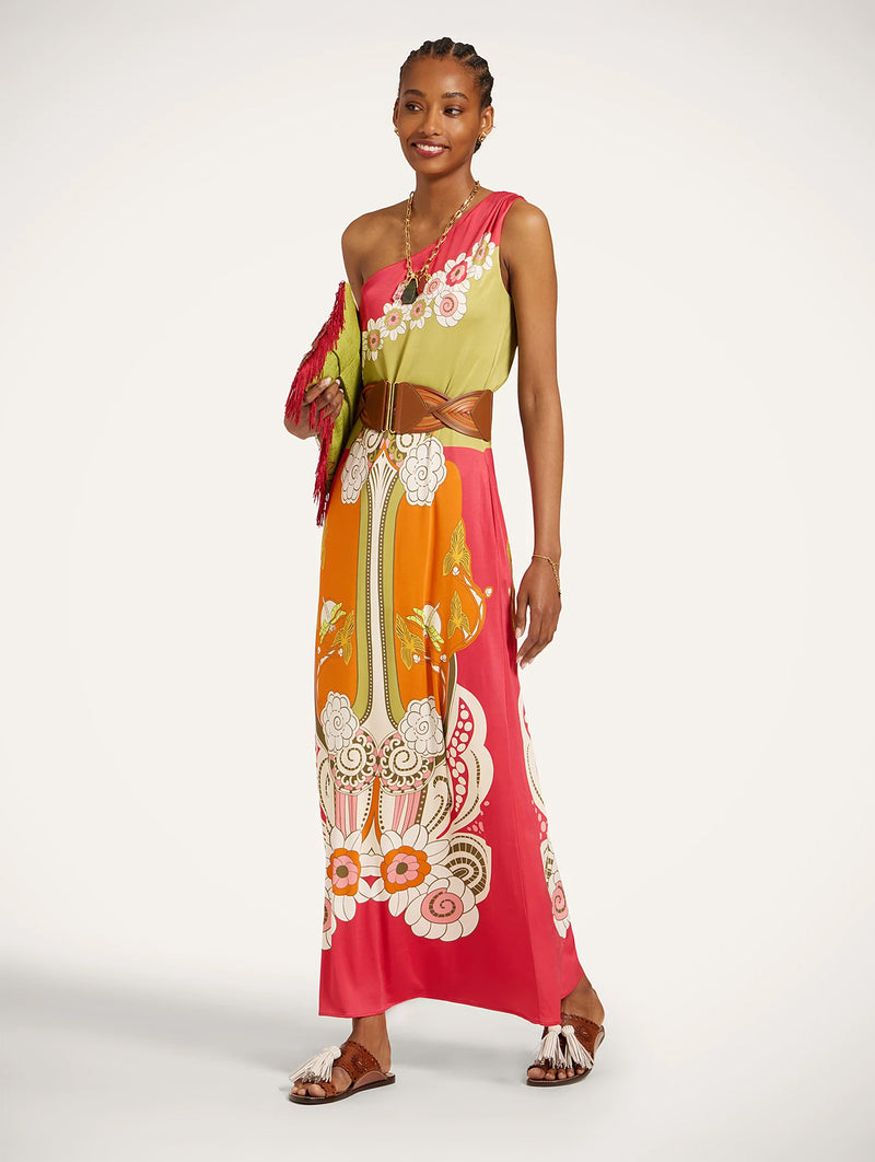 Clingy Roy Dress in Ambrosia Placée Orange