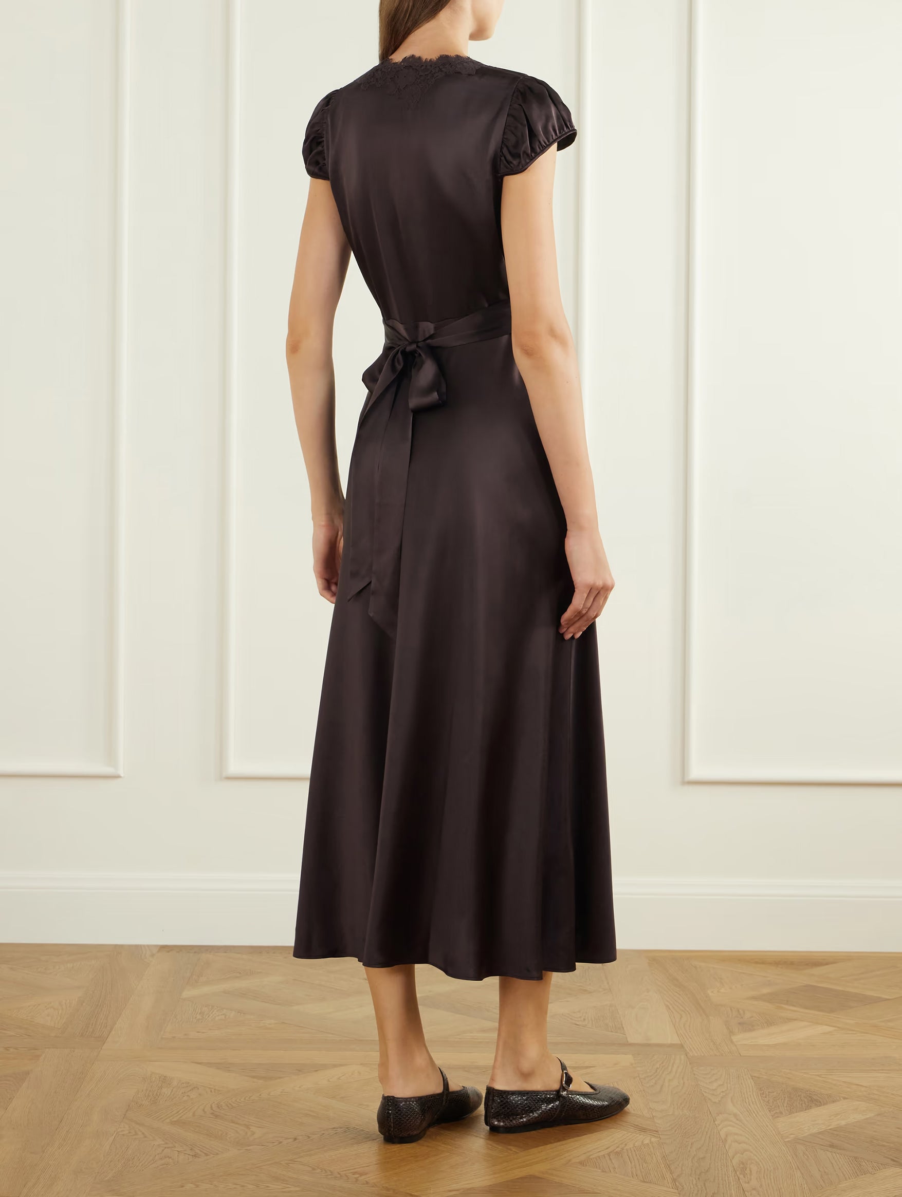 Coraline Dress in Equestrian Brown