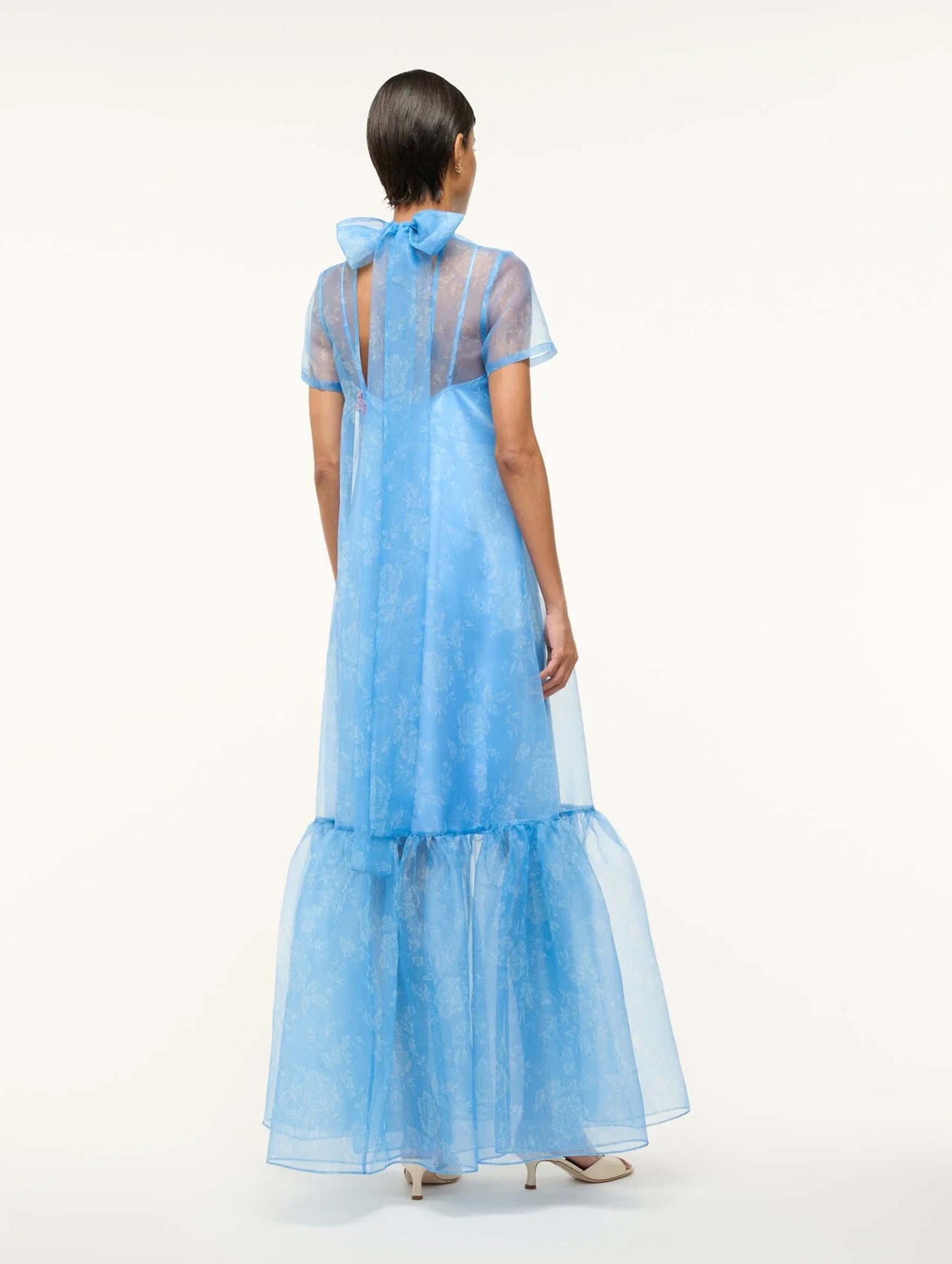 Calluna Dress in Blue Rose