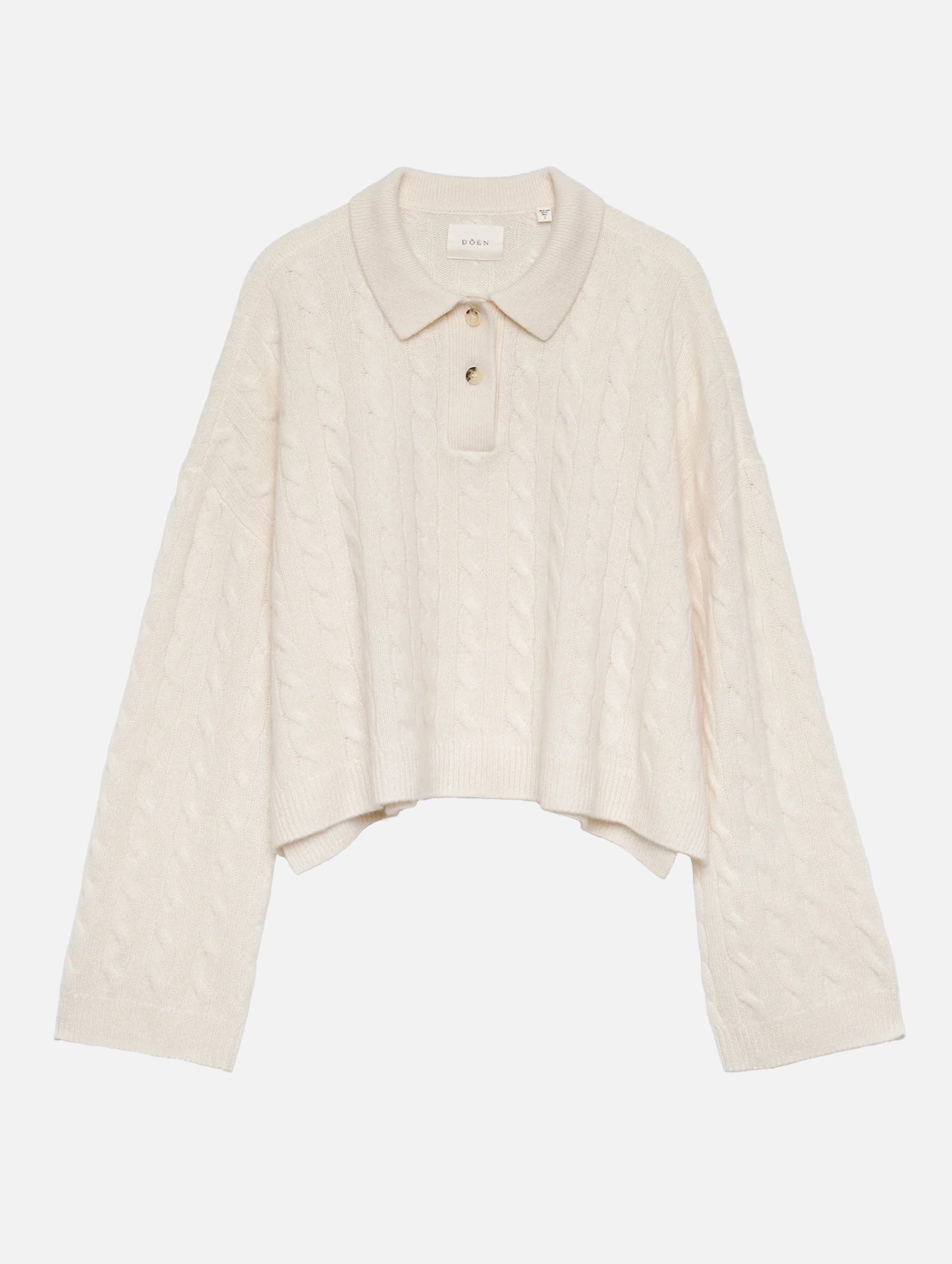 Cambridge Cashmere Sweater in Magnolia