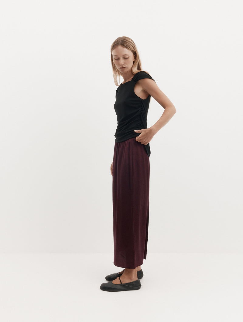 Camilla Skirt in Cassis
