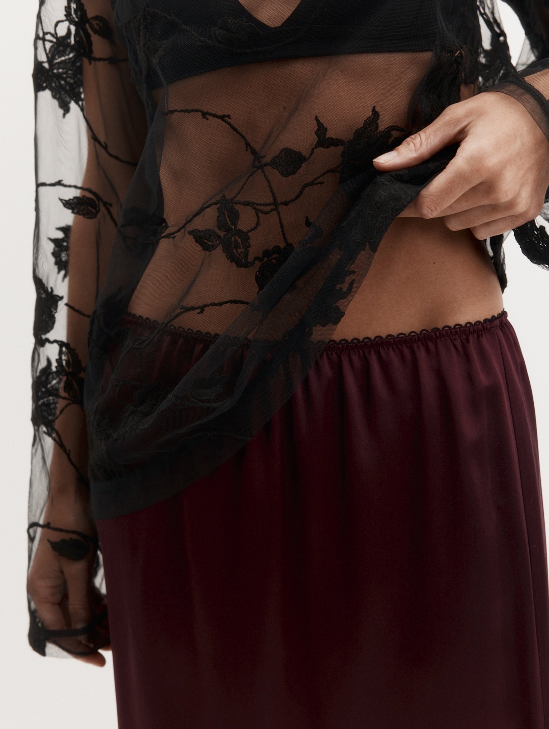 Camilla Skirt in Cassis