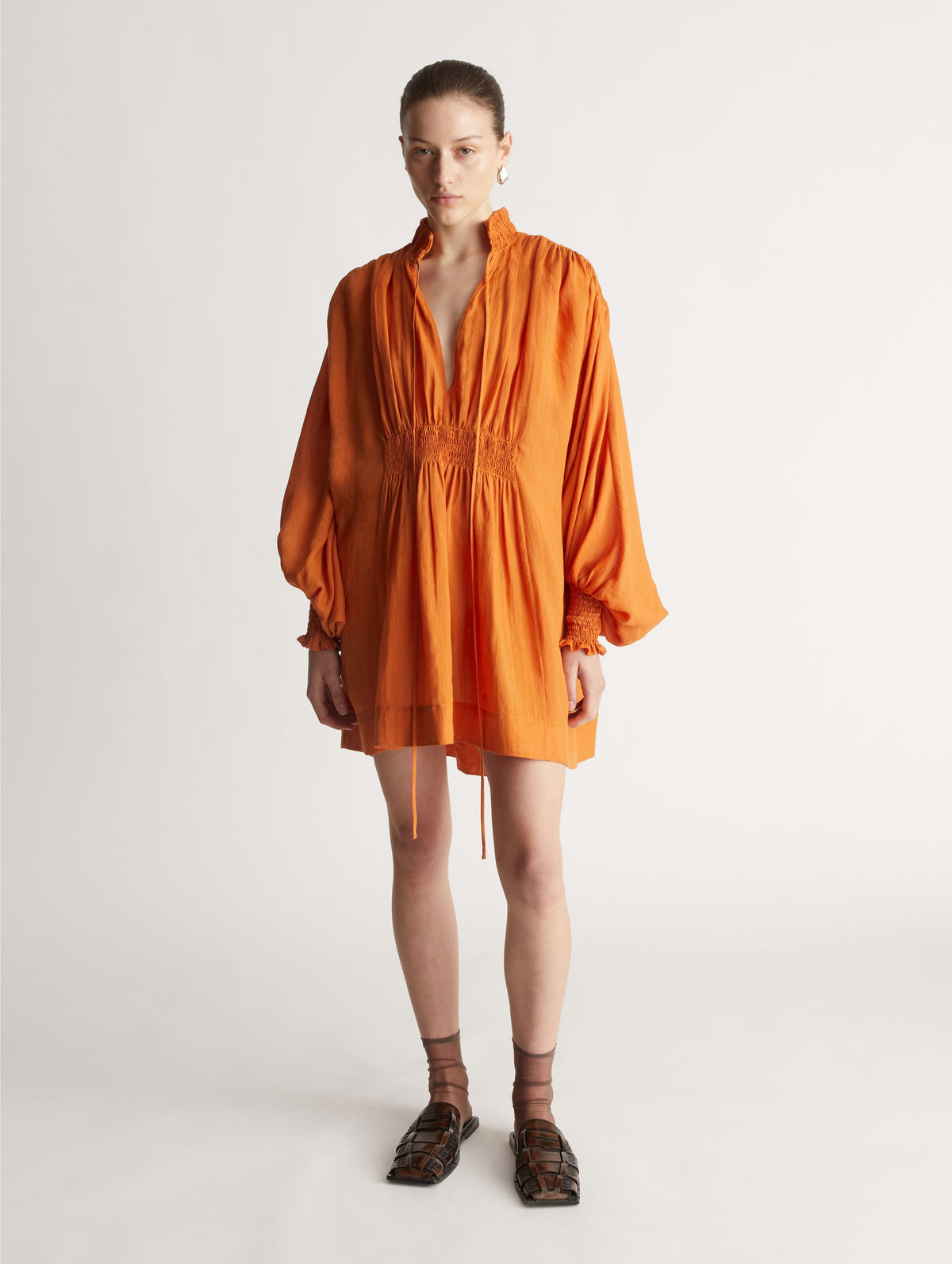 Camillie Mini Dress in Marmalade