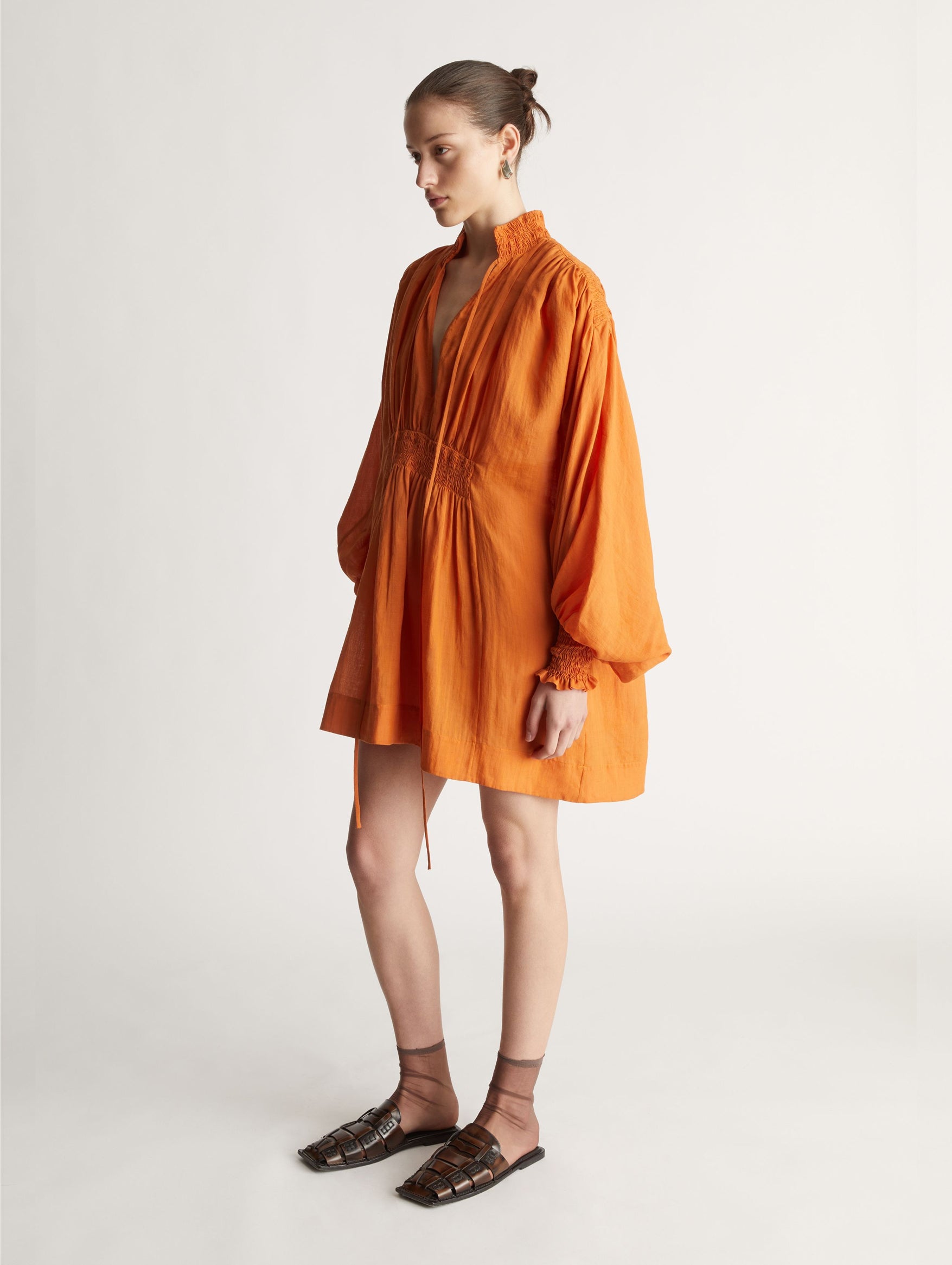 Camillie Mini Dress in Marmalade