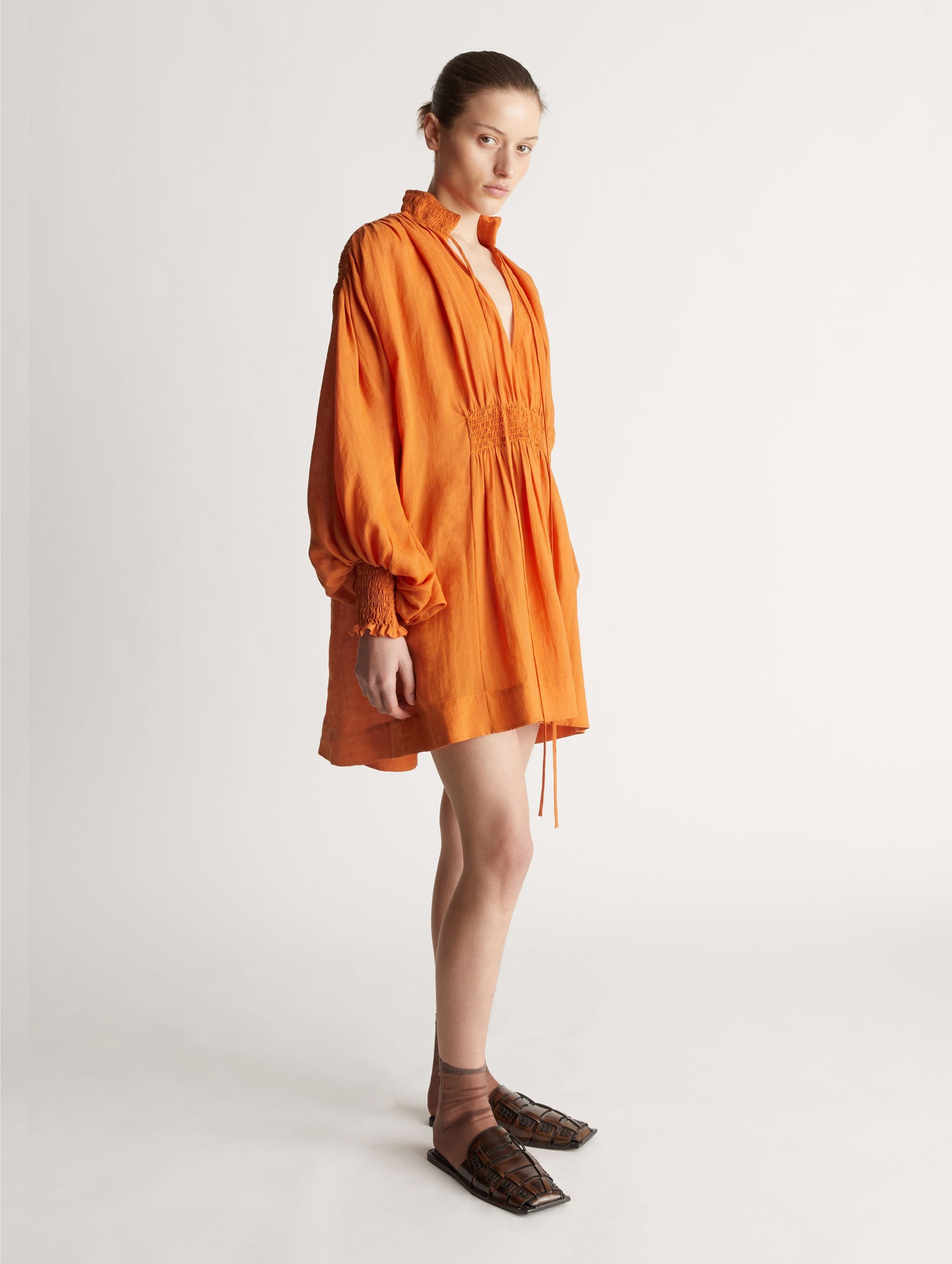 Camillie Mini Dress in Marmalade