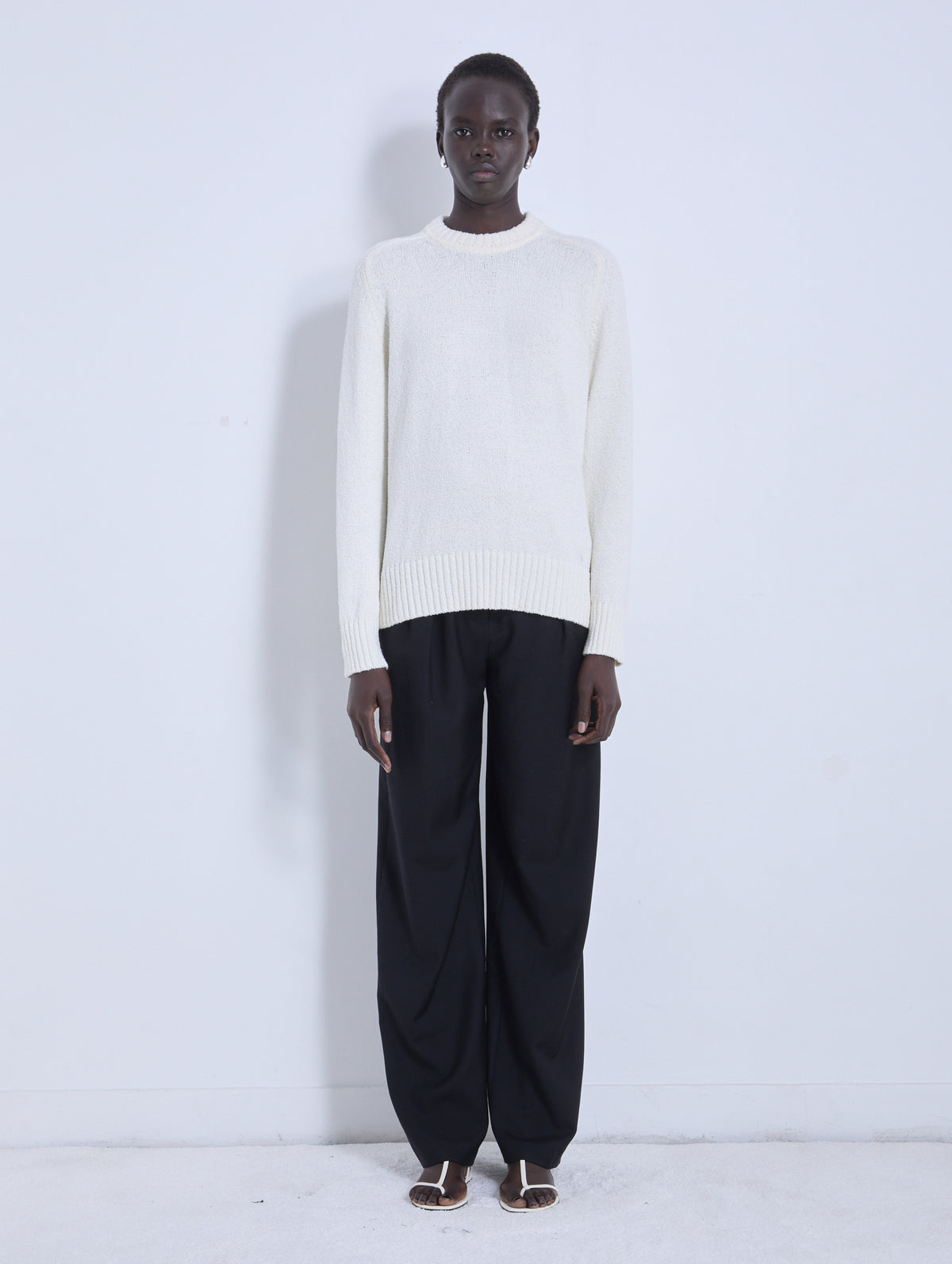 Canillo Sweater in Rice Ivory