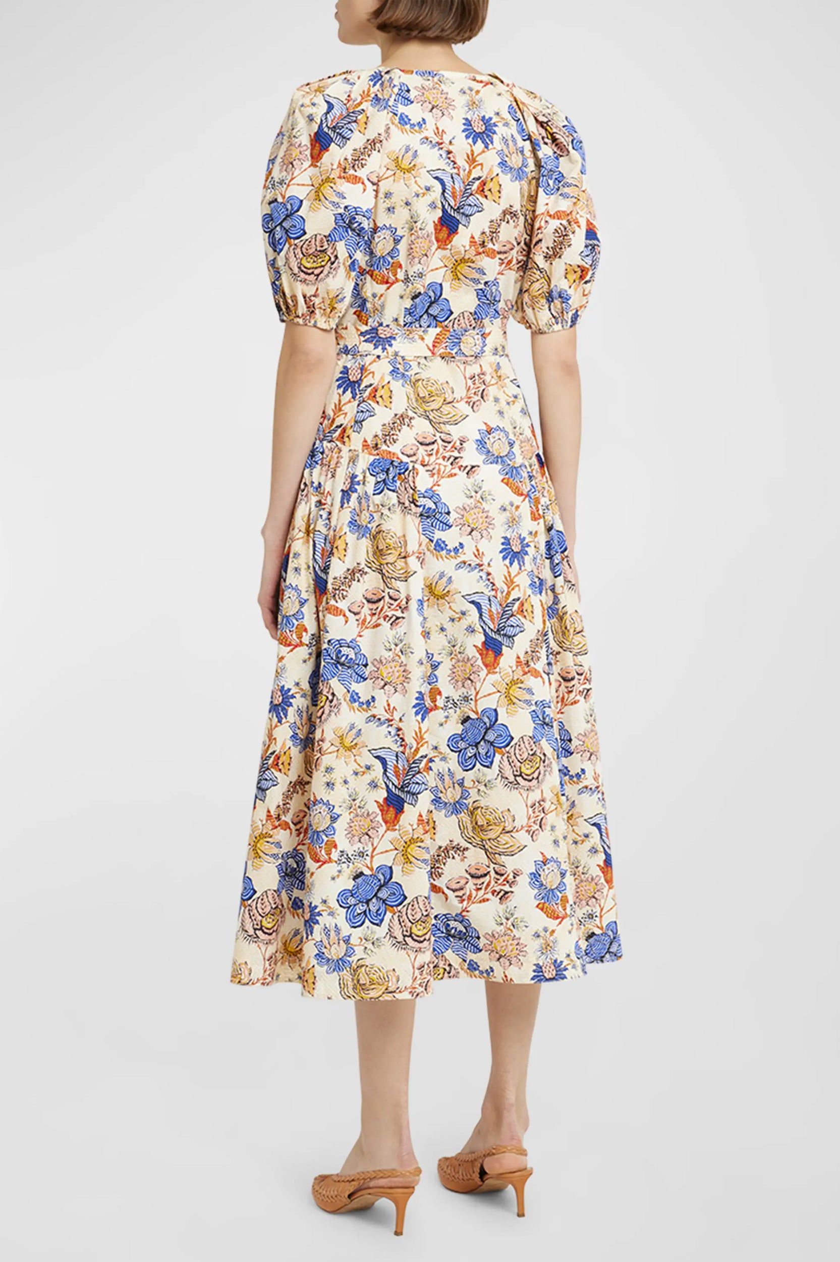 Carina Cotton Dress in Magnolia