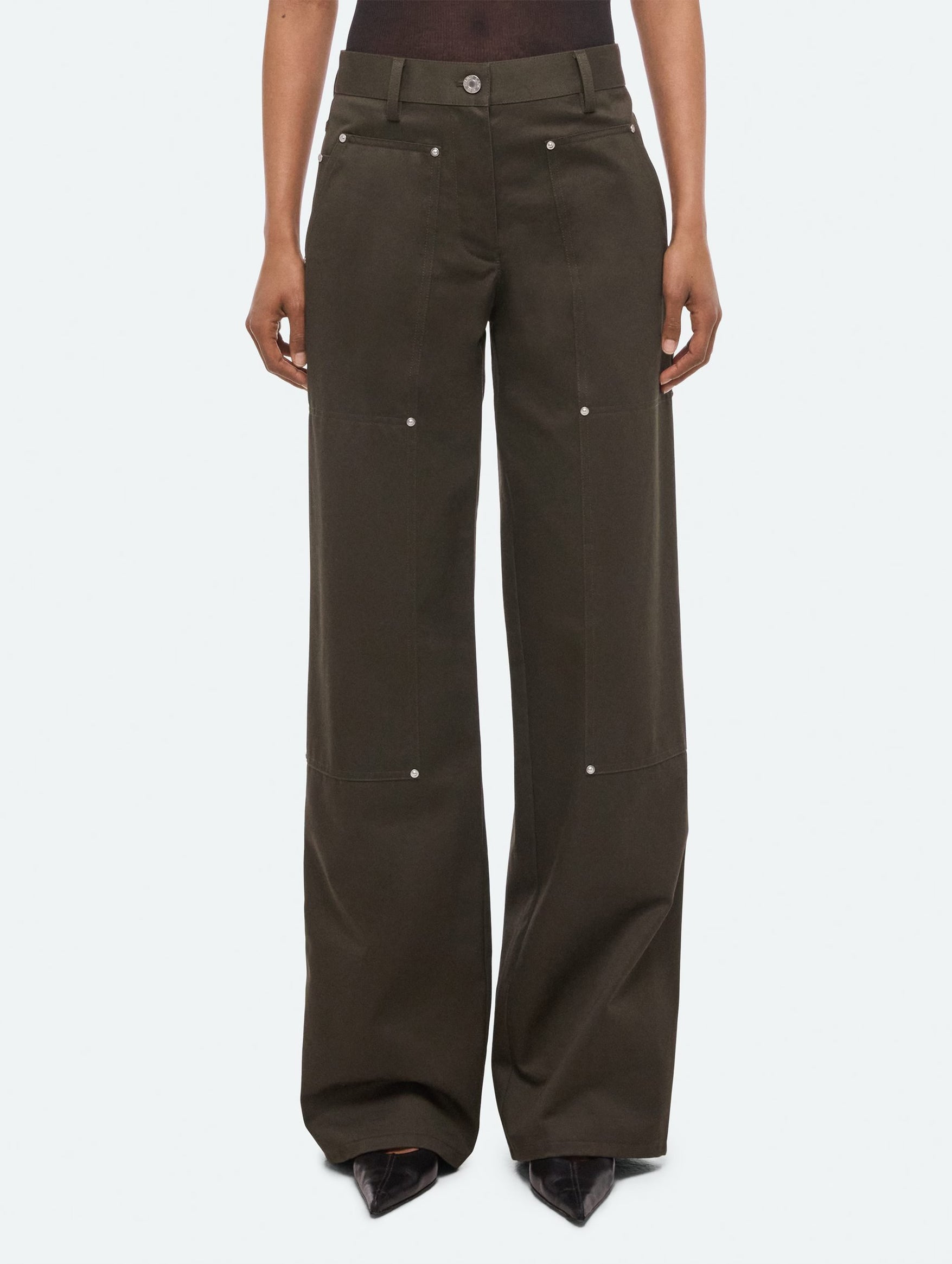 Carpenter Pant in Dark Moss