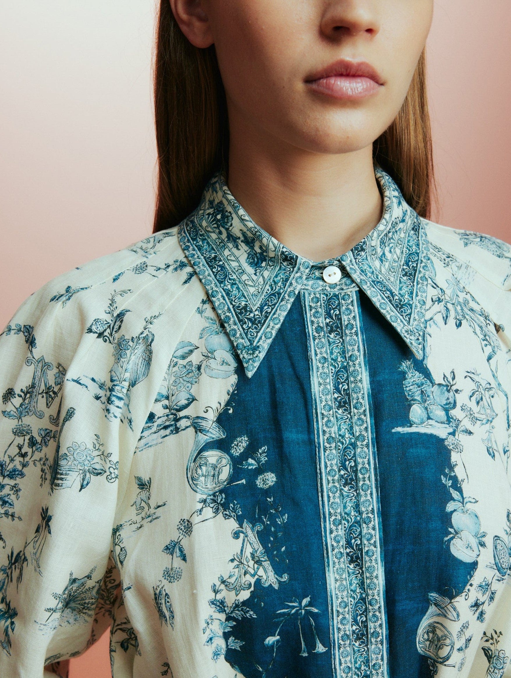 Casa Linen Shirt Dress in Cream