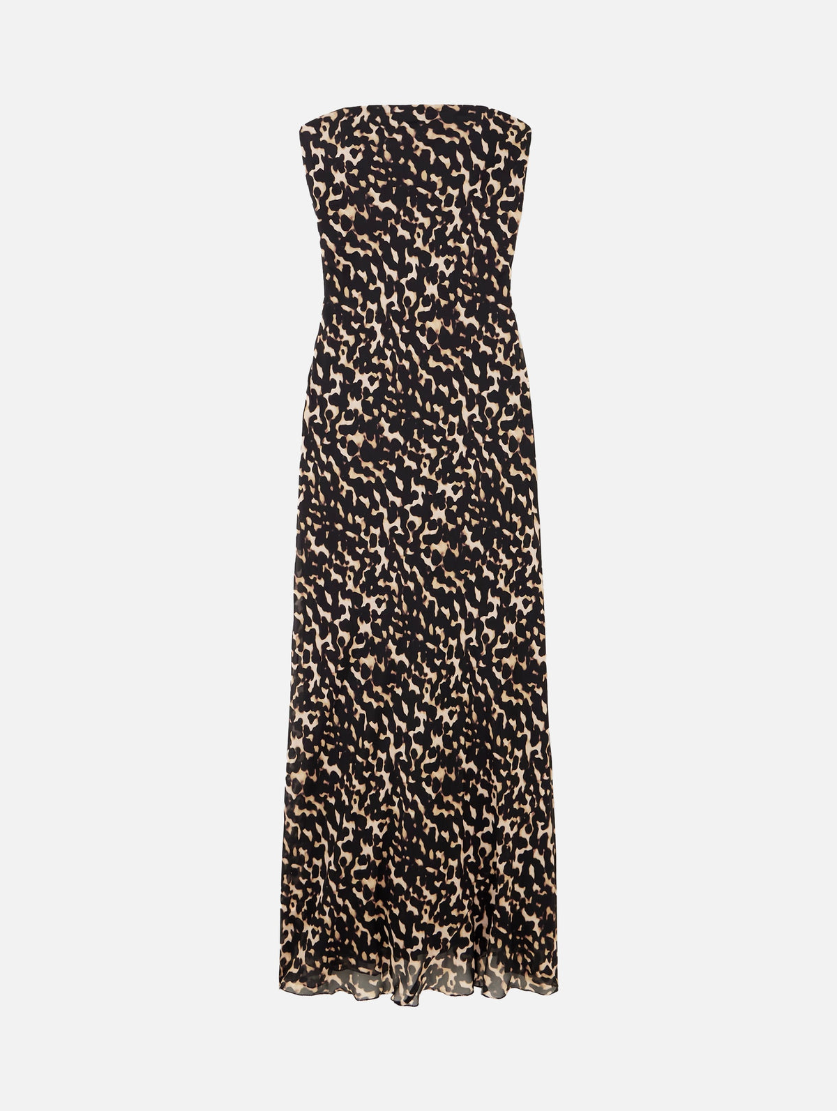 Cassie Silk Dress in Tortoise