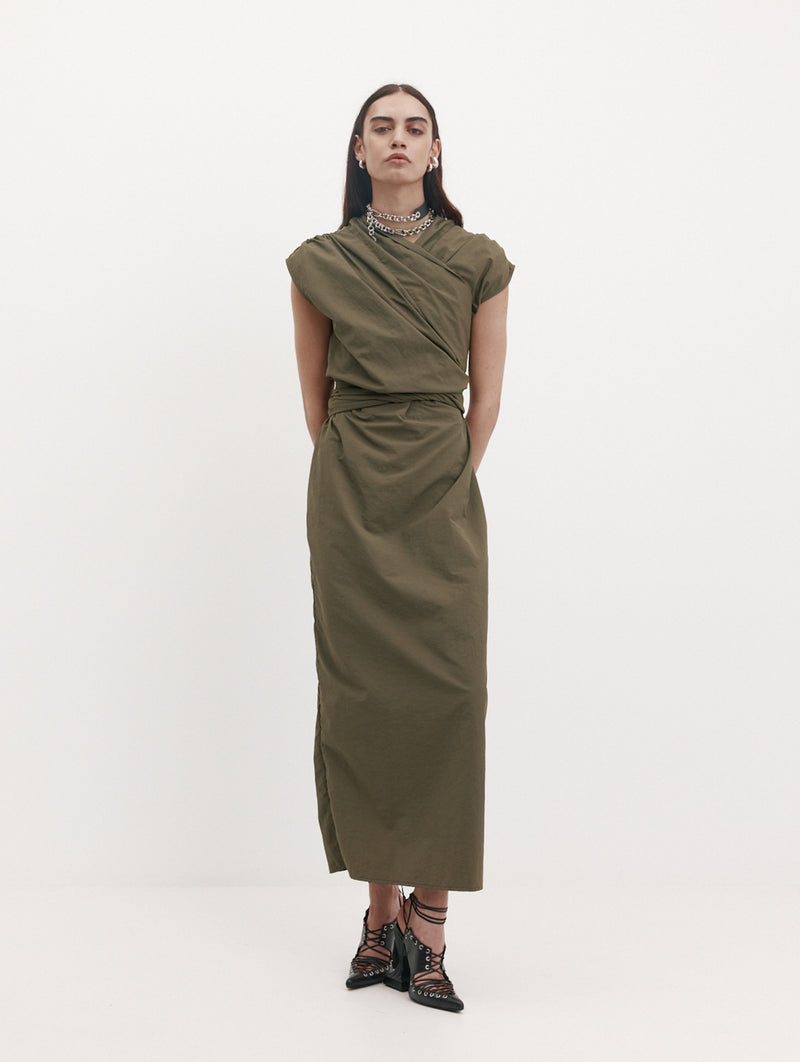 Chaimberlain Dress in Thyme
