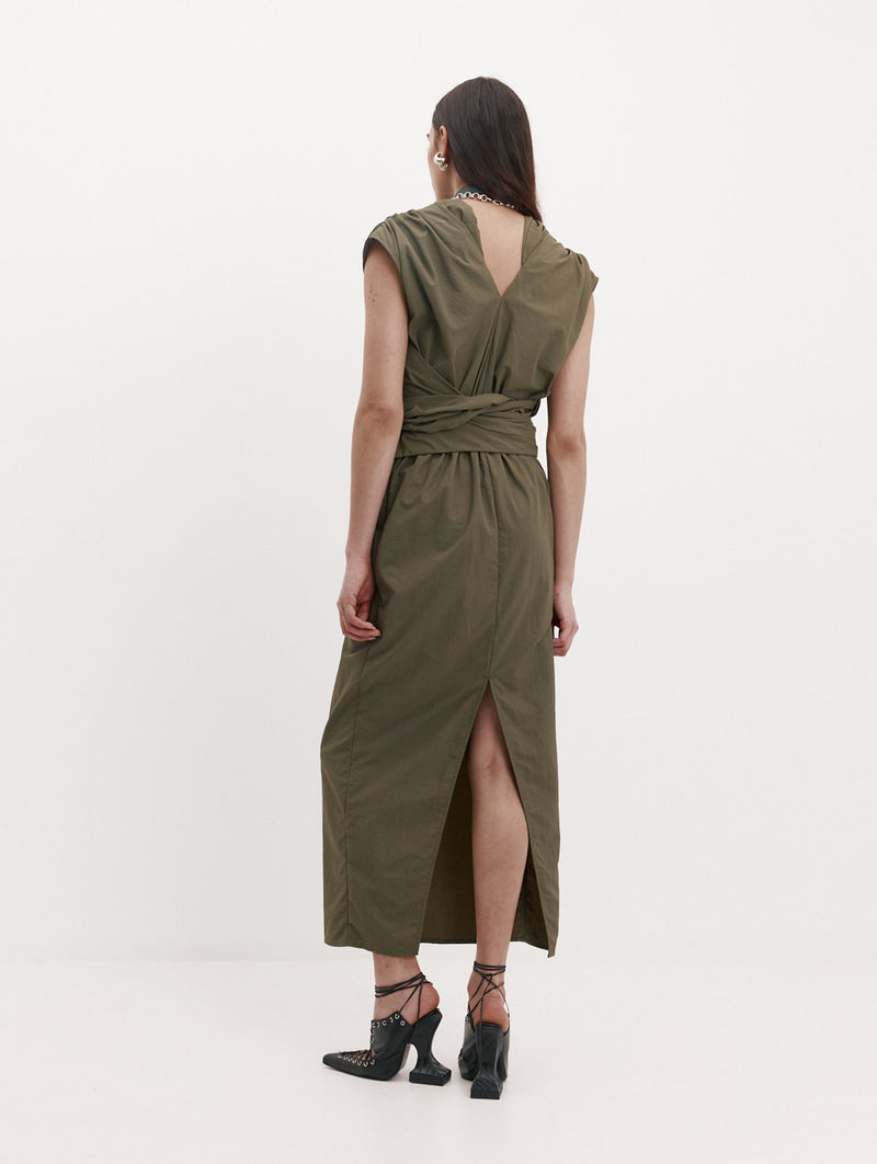 Chaimberlain Dress in Thyme