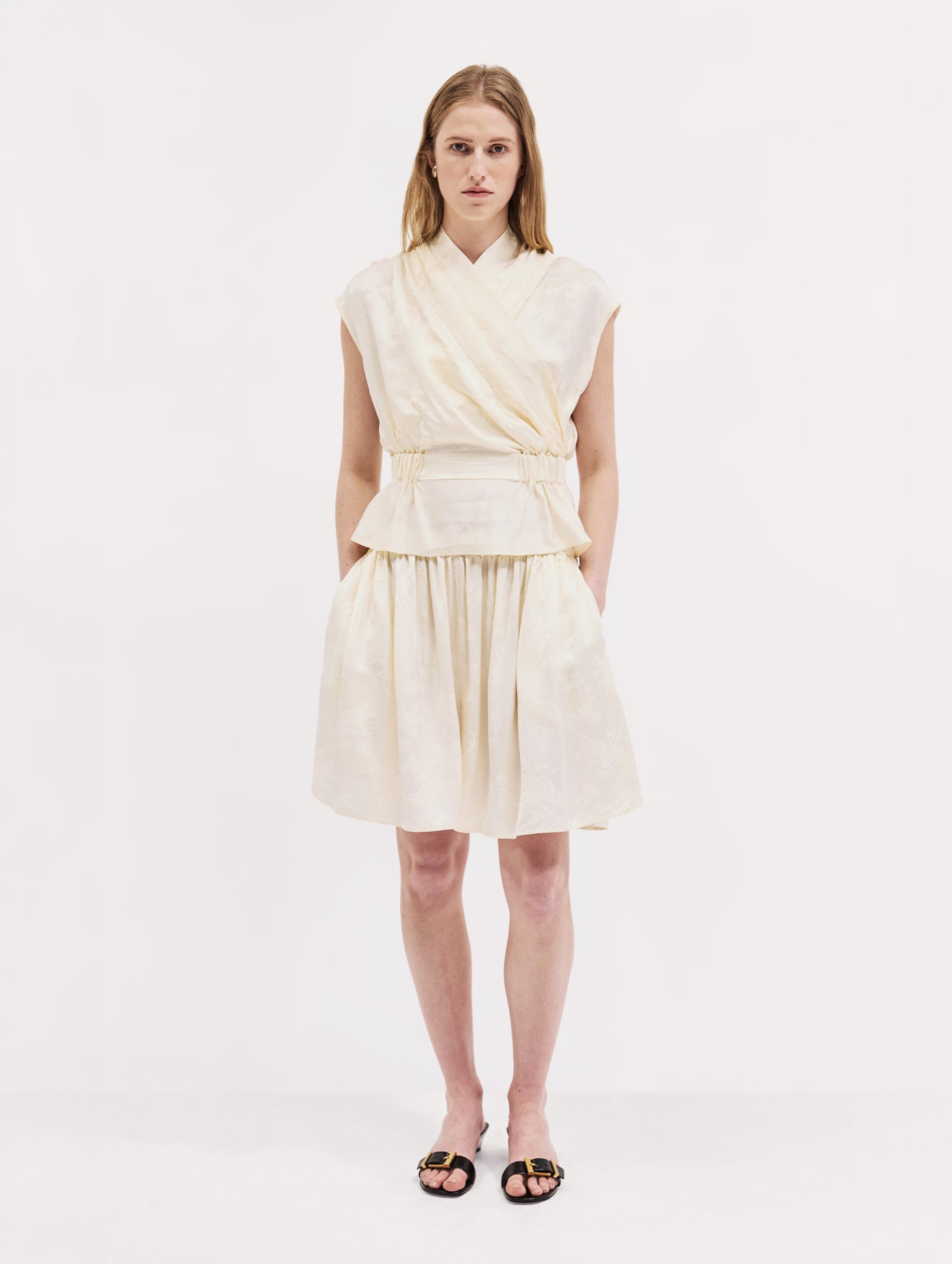 Chaimberlain Top in Ivory Tapestry