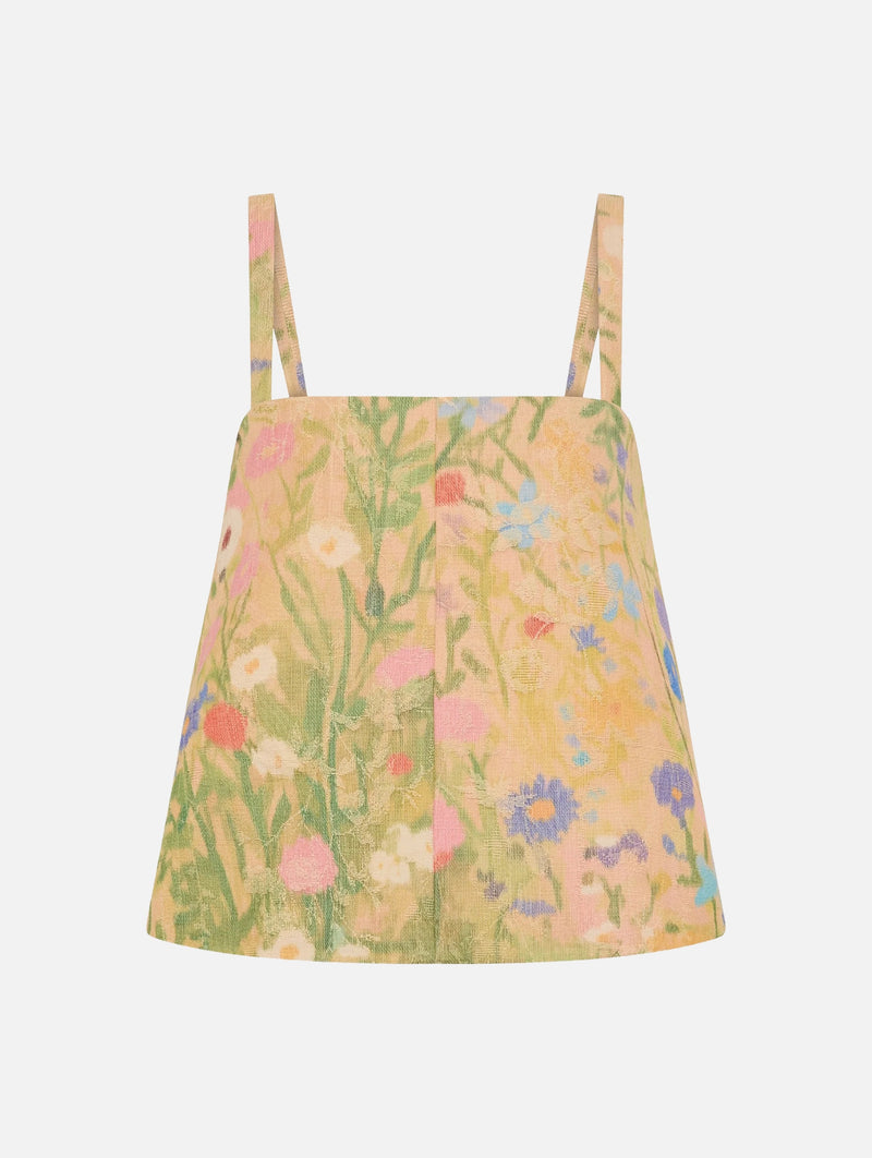 Chasing the Sun Top in Pressed Flowers