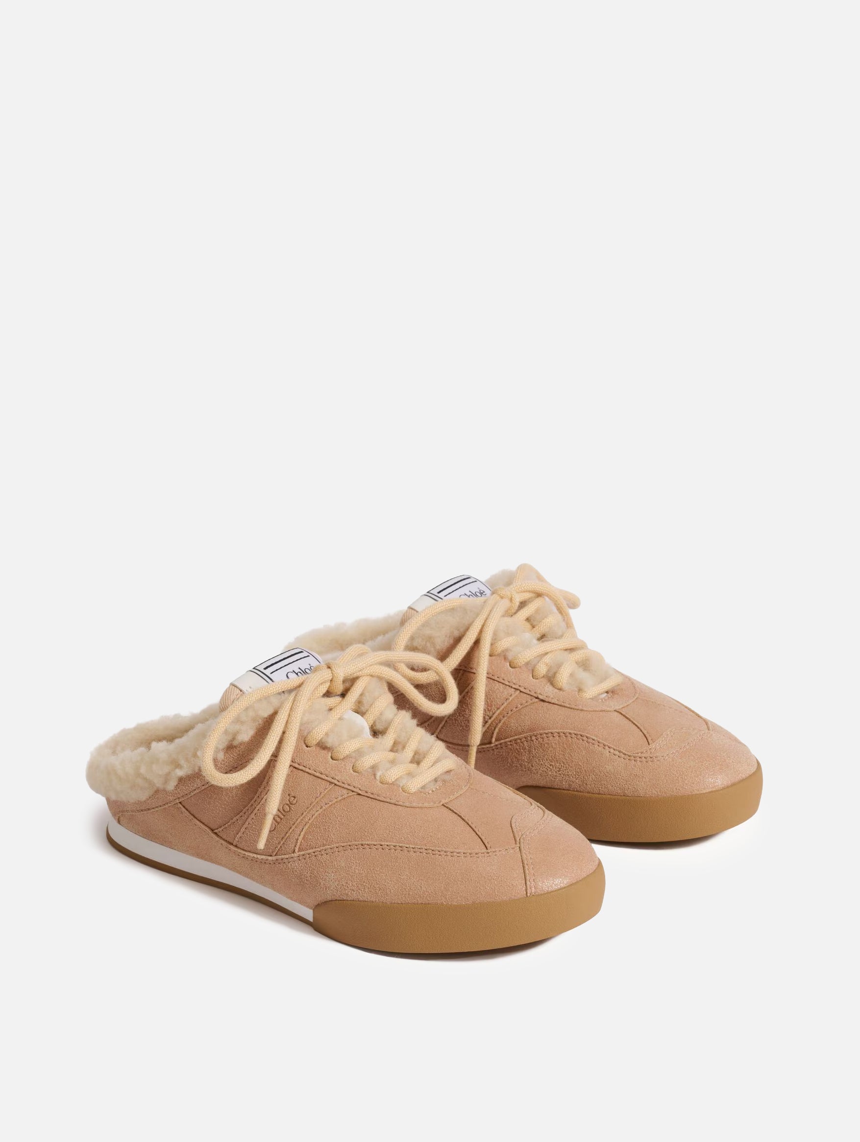 Chloé Kick Sneaker Mule in Authentic Brown