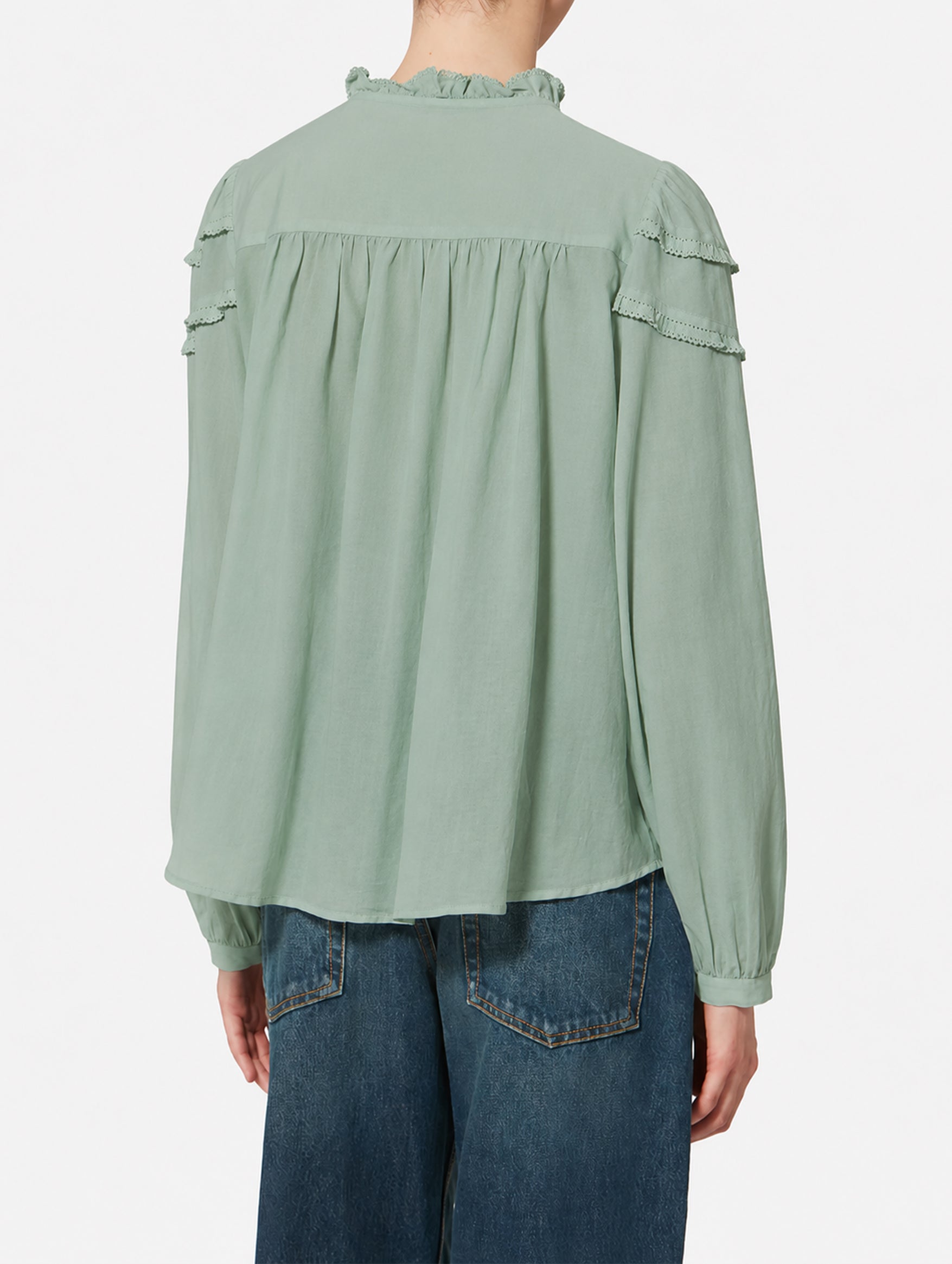 Christa Top in Sage