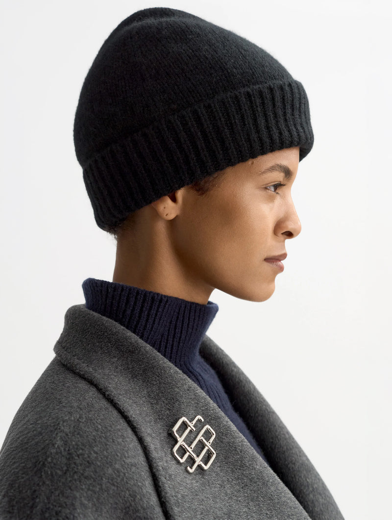 Chunky Beanie in Black