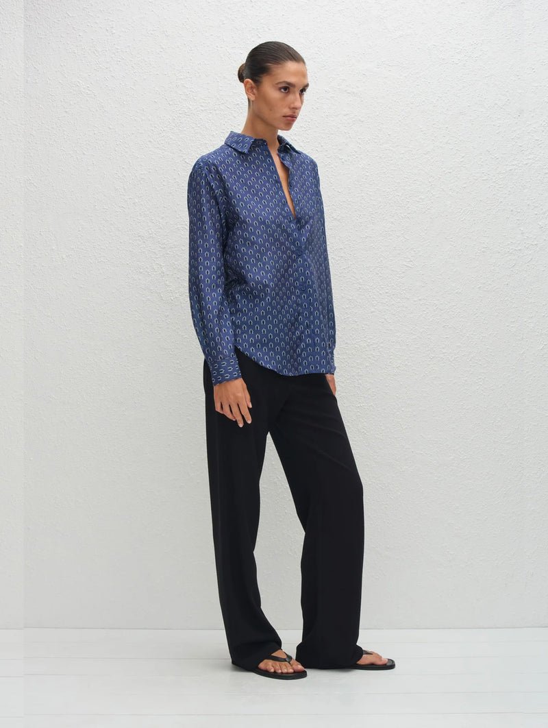 Classic Shirt in Cassis