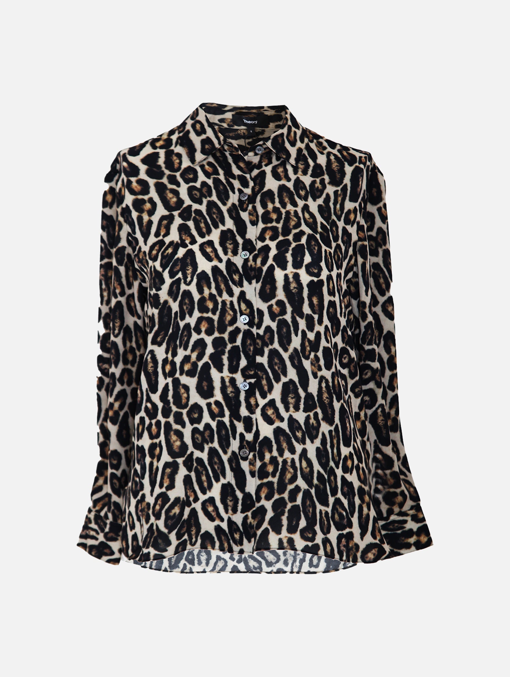 Classic Straight Shirt in Leopard