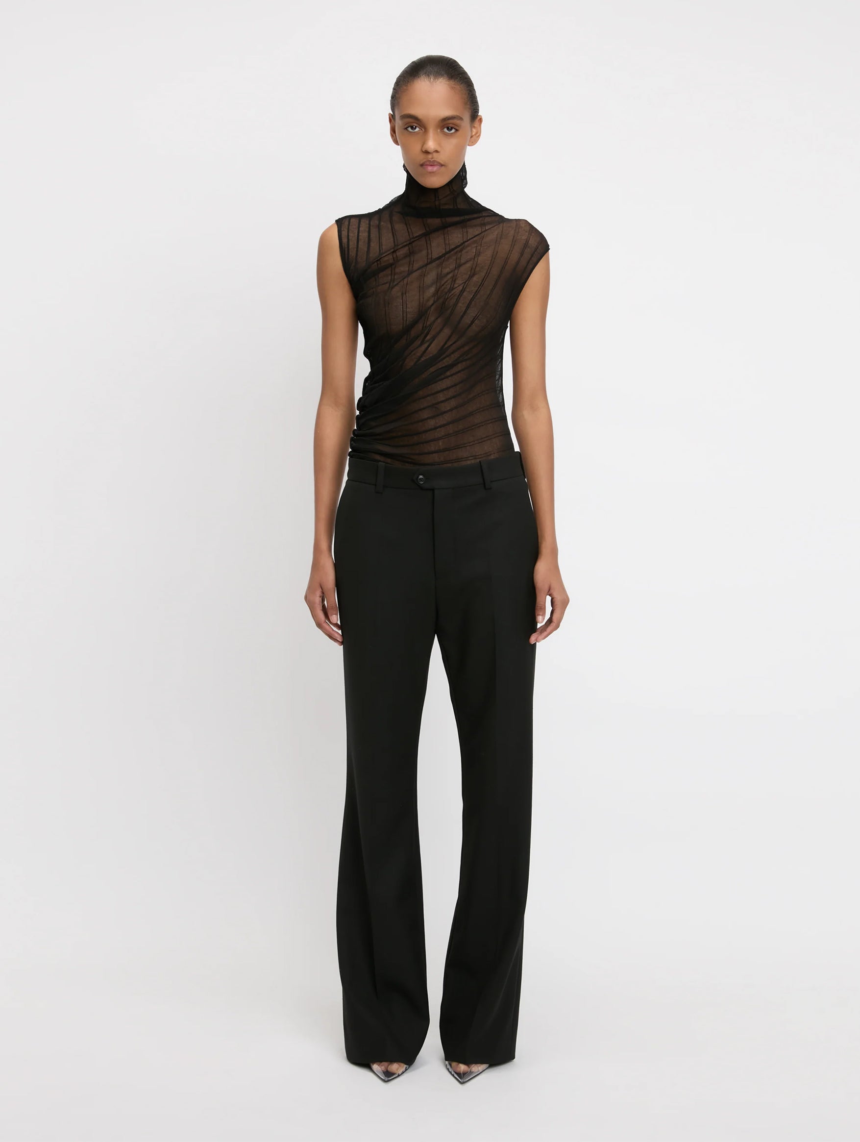 Classic Tailored Trousers in Black