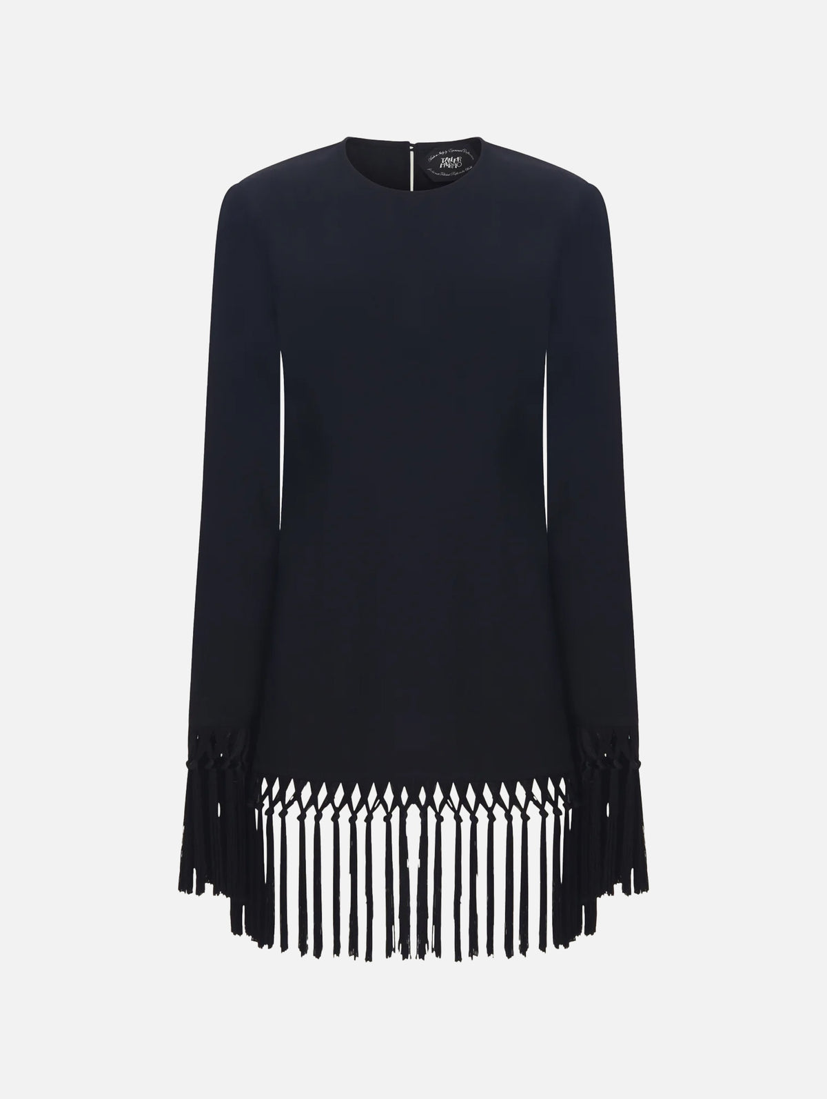 Claudia Fringe Dress in Black