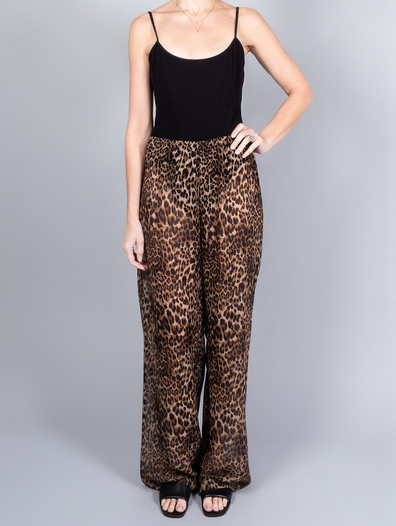 Clea Pant in Vintage Leopard Print