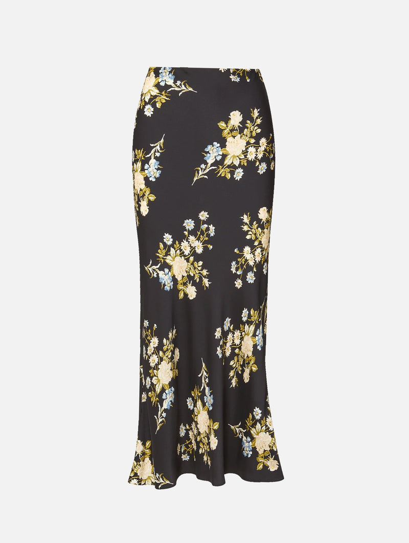 Clover Skirt in Black Floral