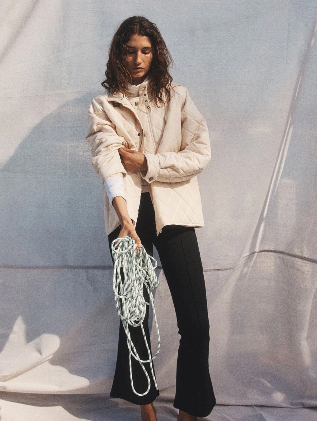 Come Rain Come Shine Jacket in Bone