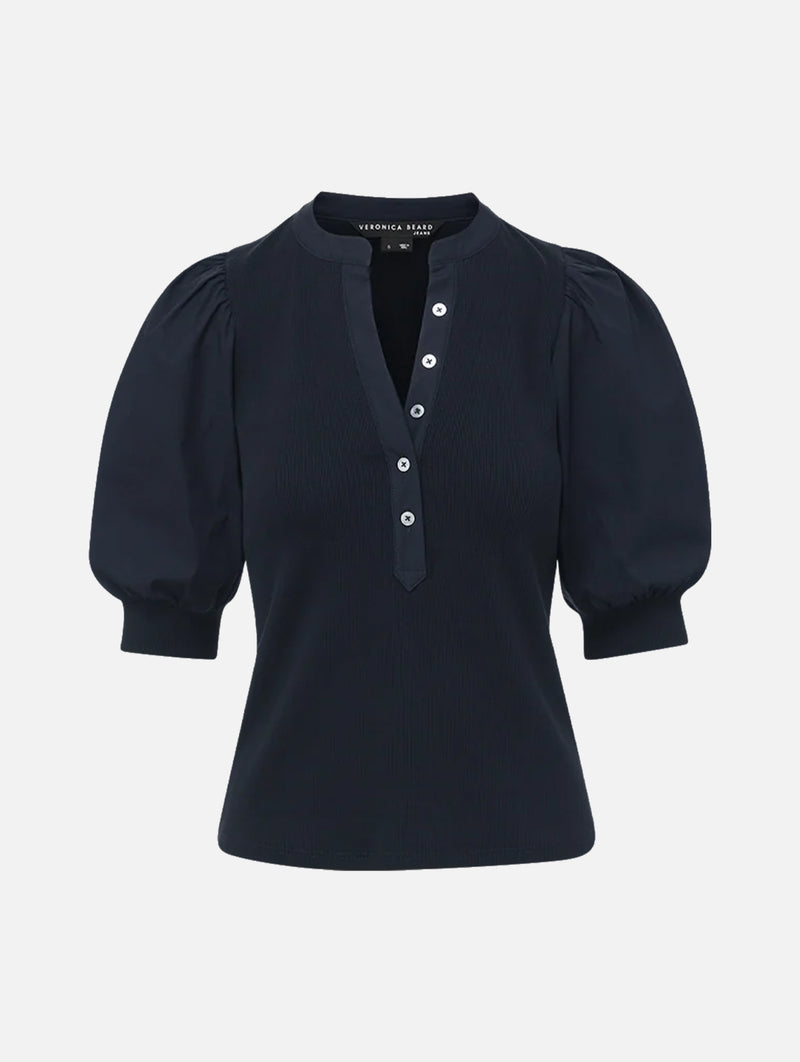 Coralee Top in Navy