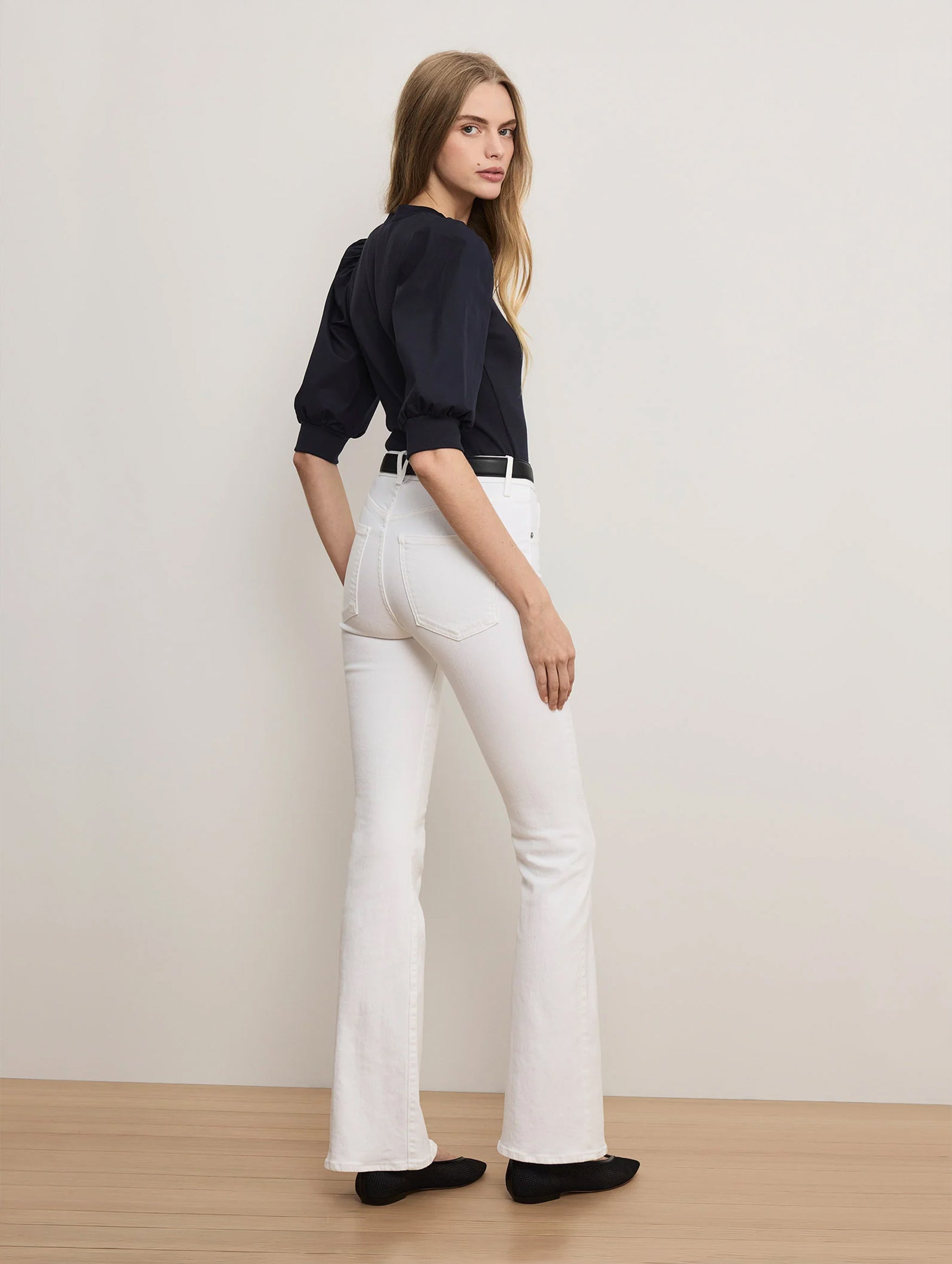 Coralee Top in Navy