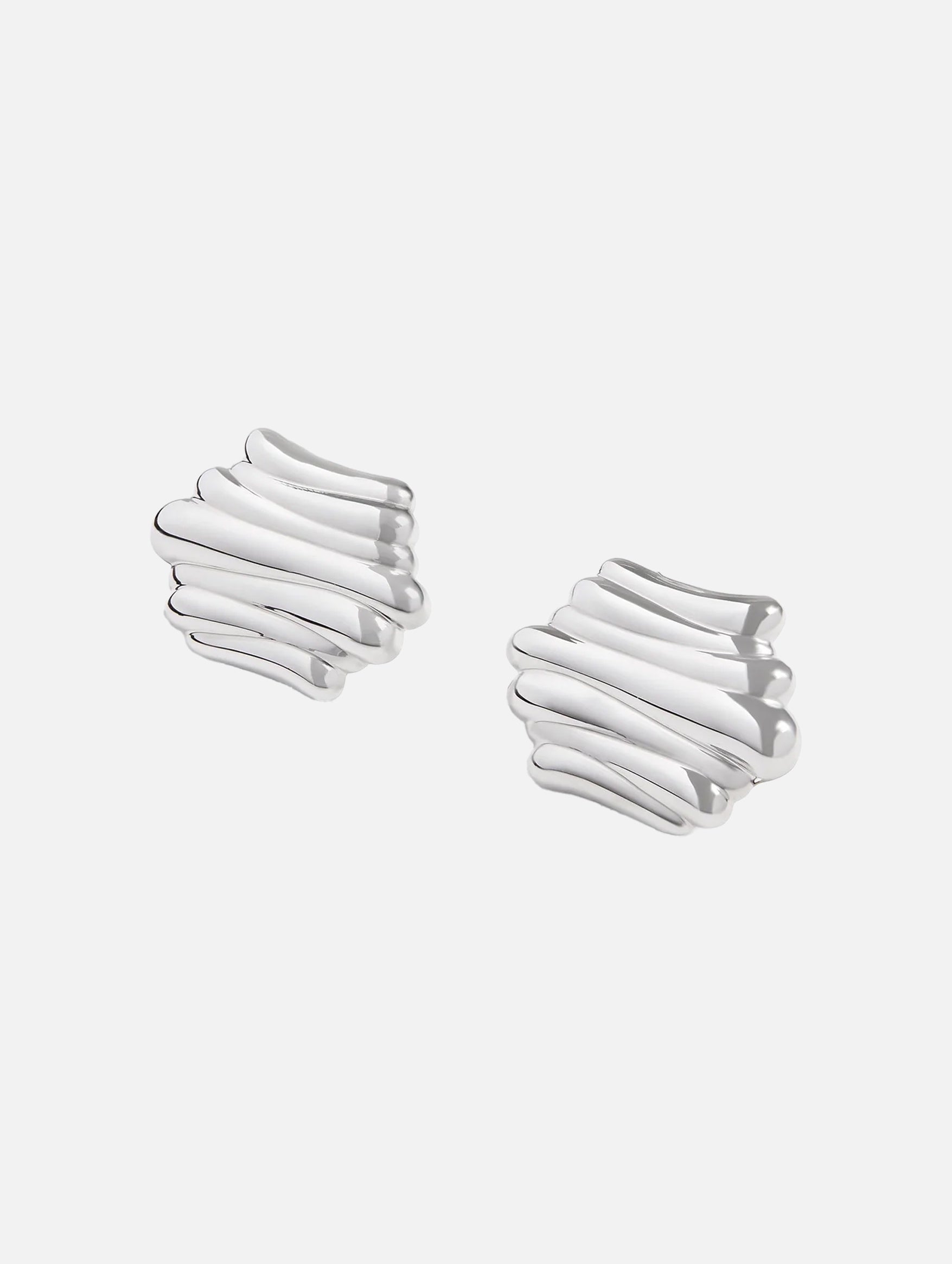 Crema Earrings in Silver