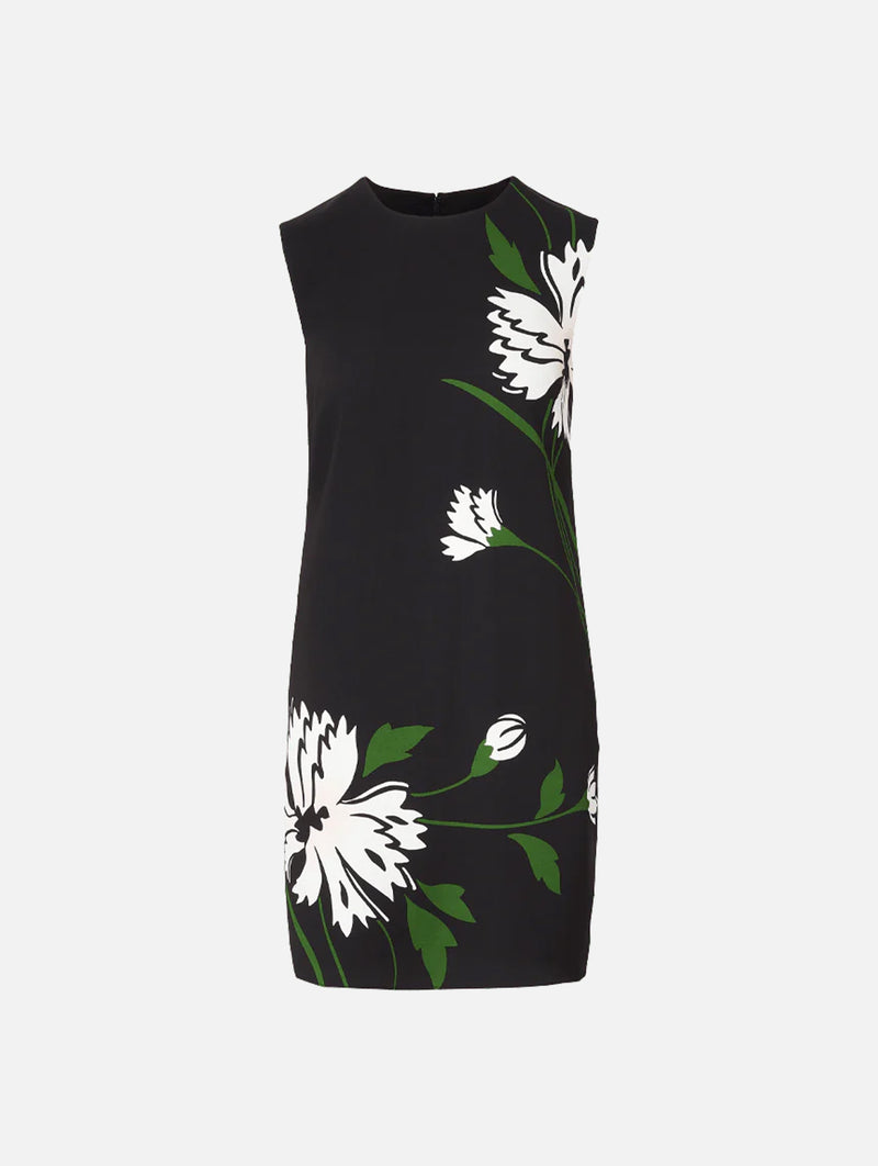 Cromwell Shift Dress in Black Floral