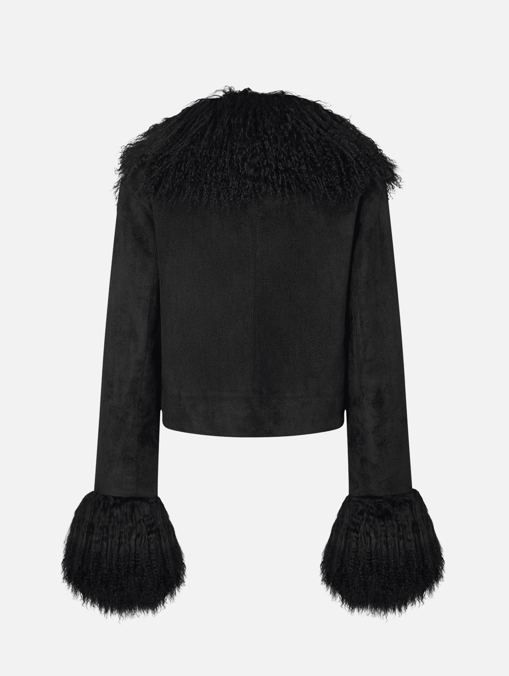 Cropped Penny Jacket in Black